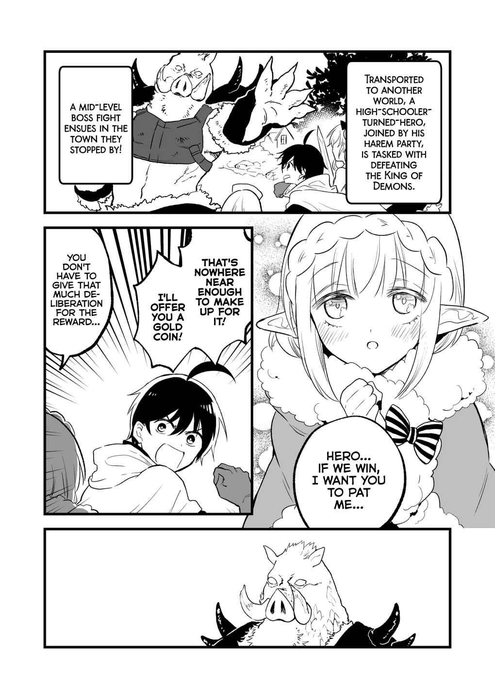 Page 1 Chapter 2 The Journey of the Brave Hero and his Harem