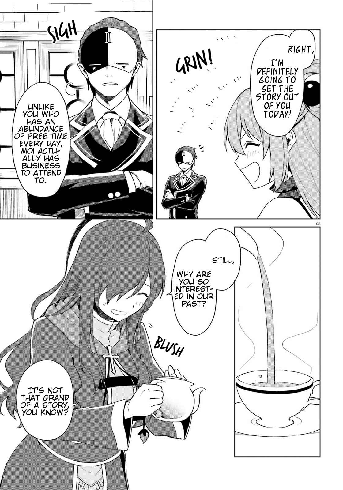 Page 3 Chapter 10 Kono Subarashii Sekai ni Shukufuku wo! Spin-off: Kono Kamen no Akuma ni Soudan wo!