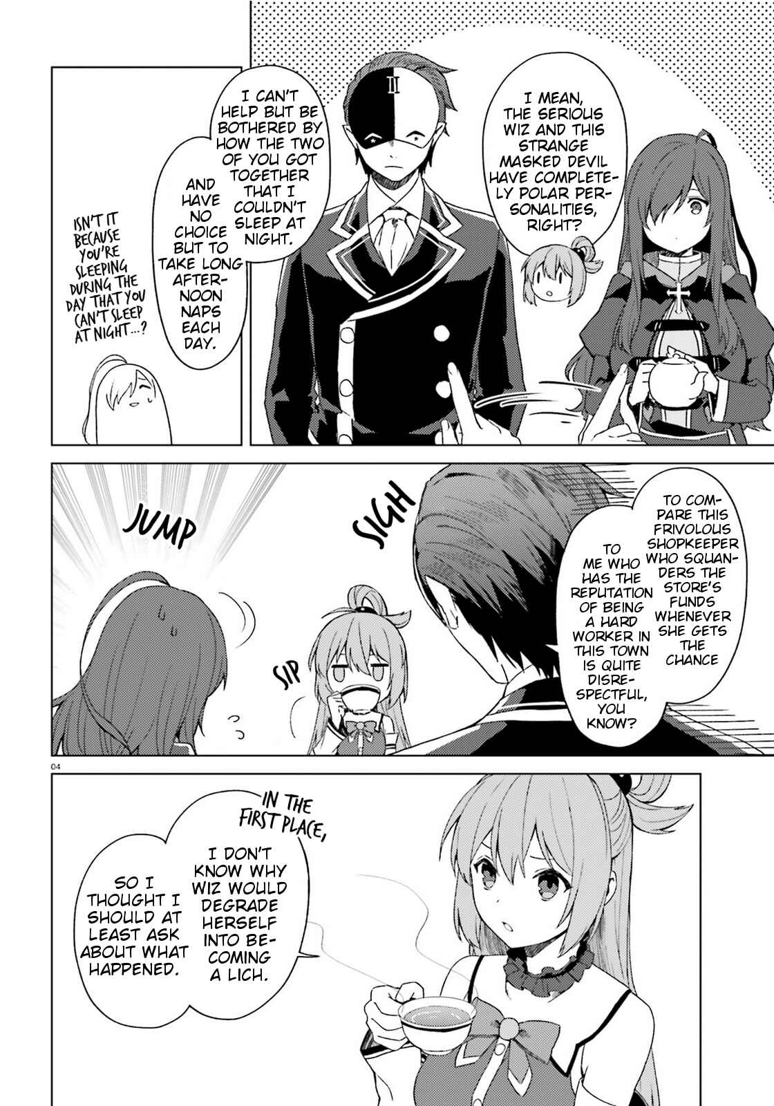 Page 4 Chapter 10 Kono Subarashii Sekai ni Shukufuku wo! Spin-off: Kono Kamen no Akuma ni Soudan wo!