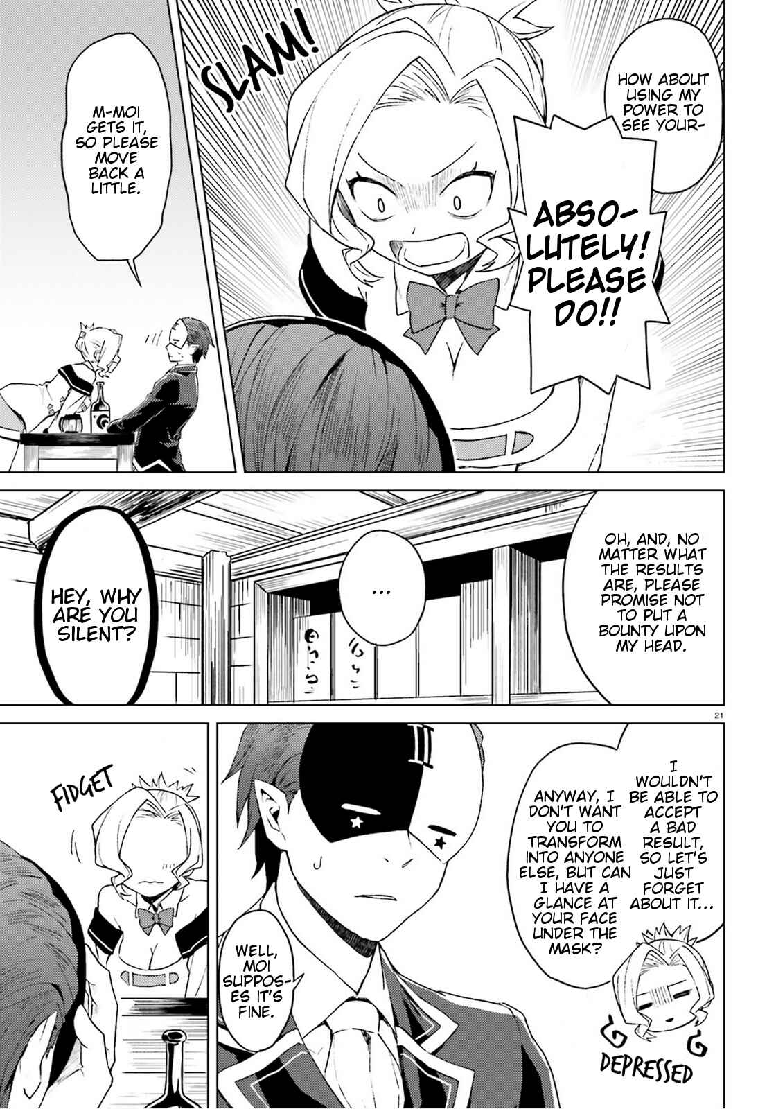 Page 21 Chapter 6 Kono Subarashii Sekai ni Shukufuku wo! Spin-off: Kono Kamen no Akuma ni Soudan wo!