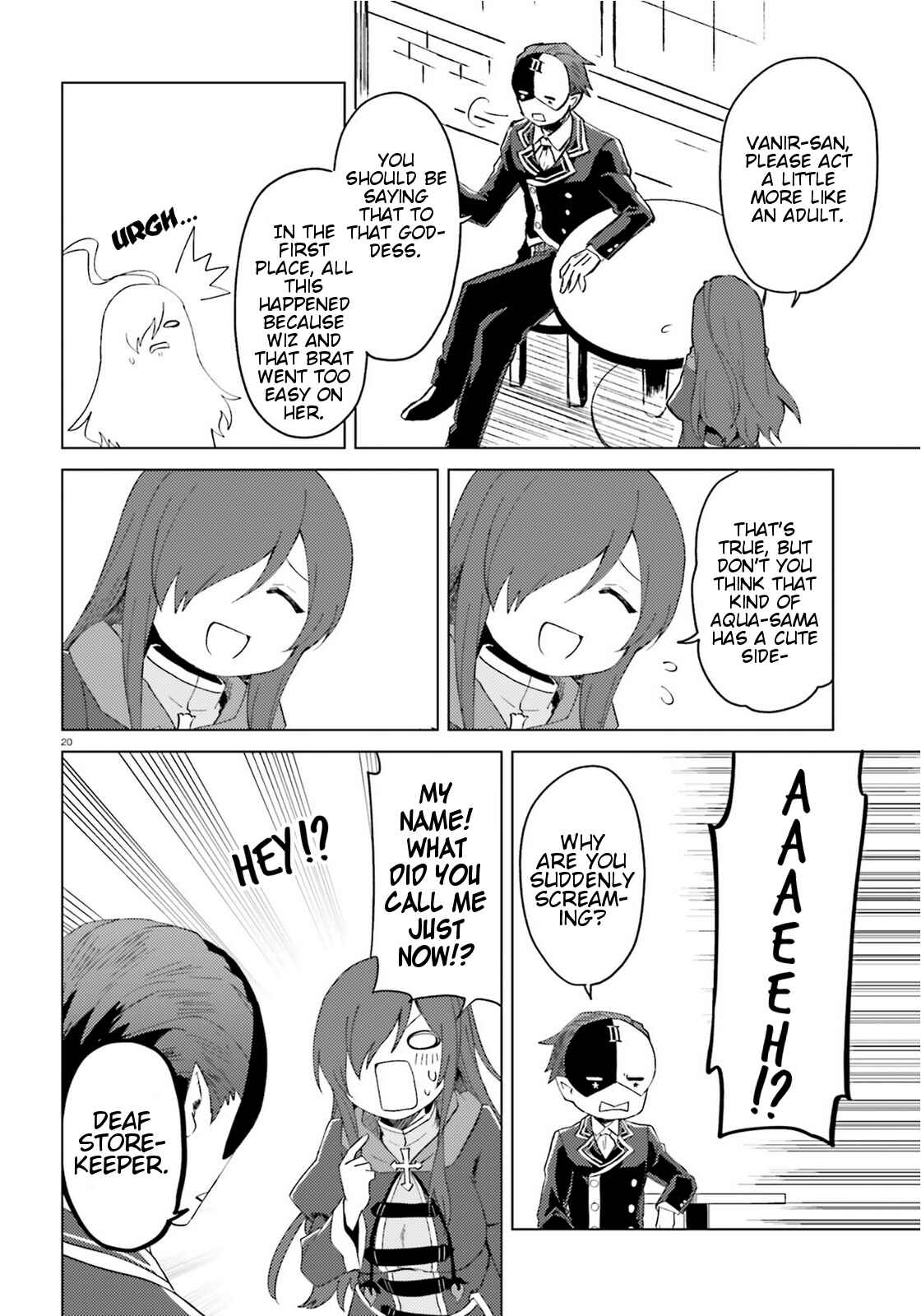 Page 20 Chapter 9 Kono Subarashii Sekai ni Shukufuku wo! Spin-off: Kono Kamen no Akuma ni Soudan wo!