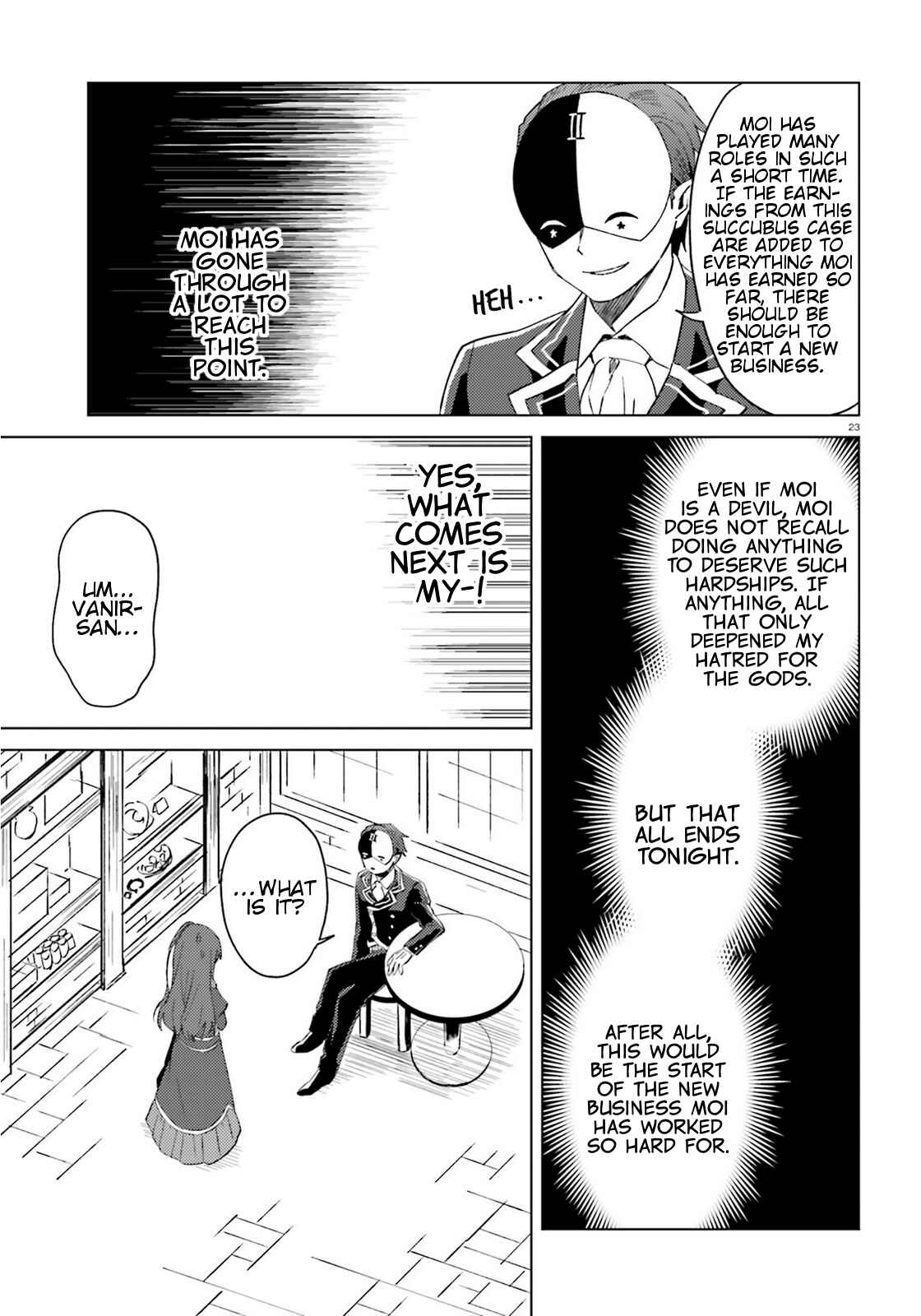 Page 23 Chapter 9 Kono Subarashii Sekai ni Shukufuku wo! Spin-off: Kono Kamen no Akuma ni Soudan wo!