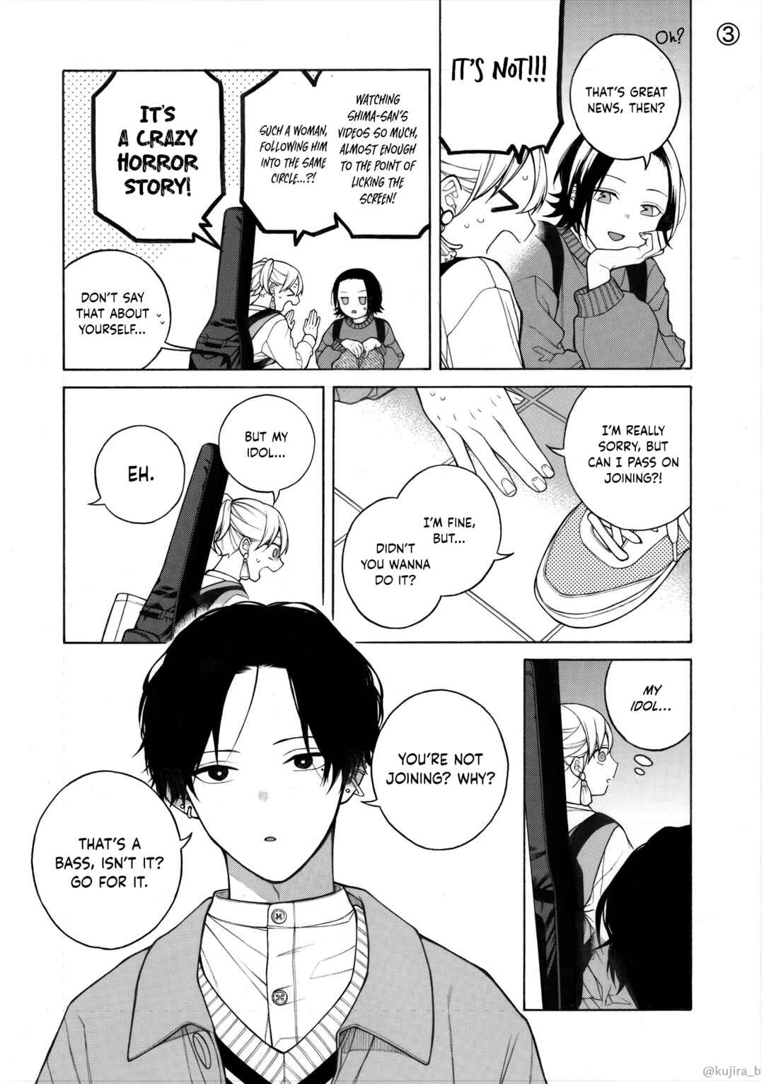 Page 3 Chapter 2 Oshi to Deaitakunai Joshidaisei