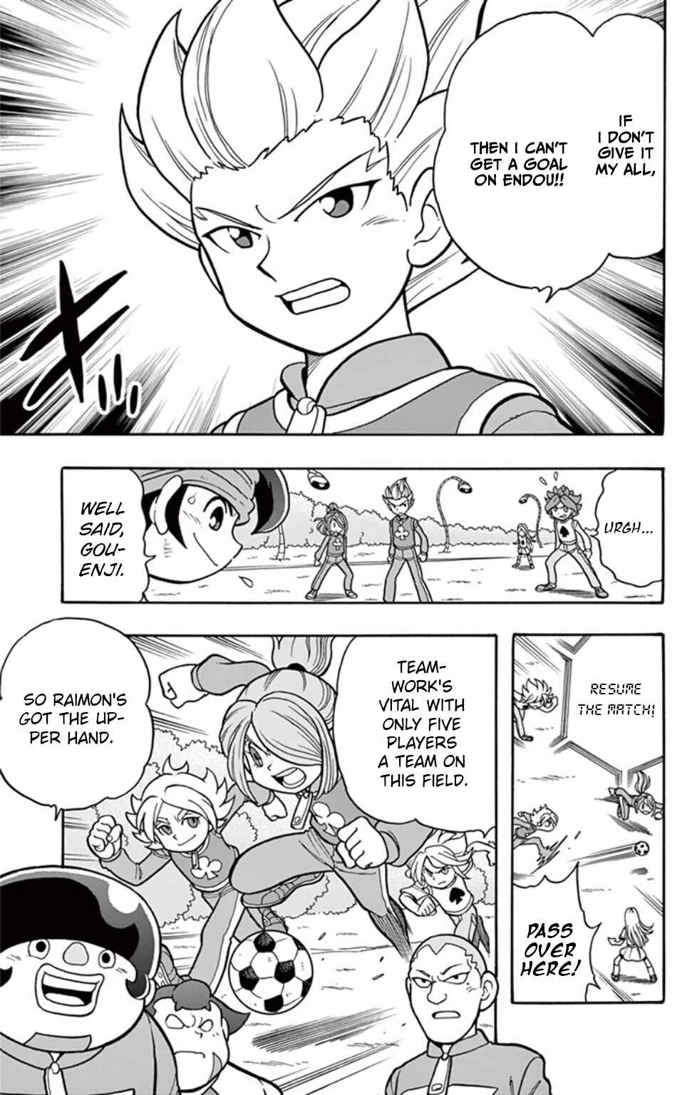 Page 11 Chapter 10 Inazuma Eleven: Baku Gaidenshuu