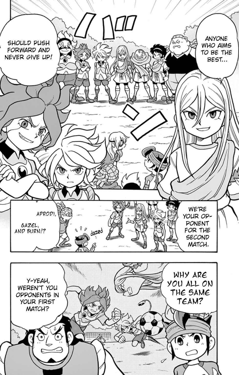 Page 4 Chapter 13 Inazuma Eleven: Baku Gaidenshuu