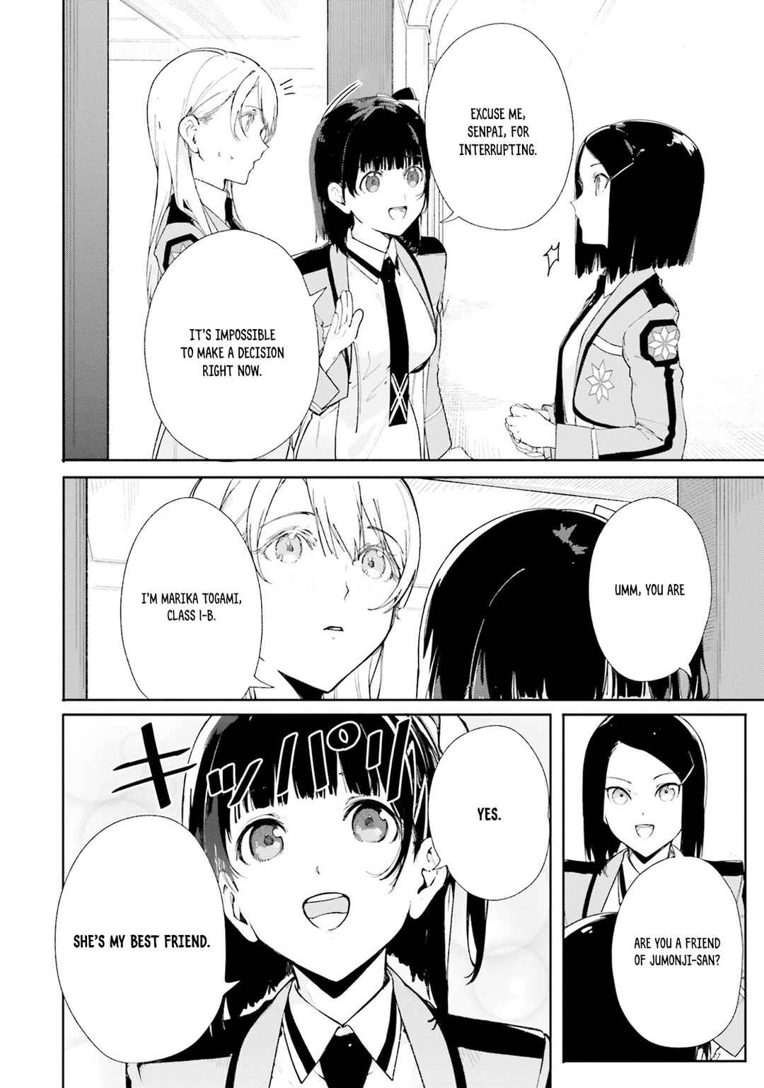 Page 25 Chapter 3 Shin Mahouka Koukou no Rettousei - Cygnus no Otome-tachi