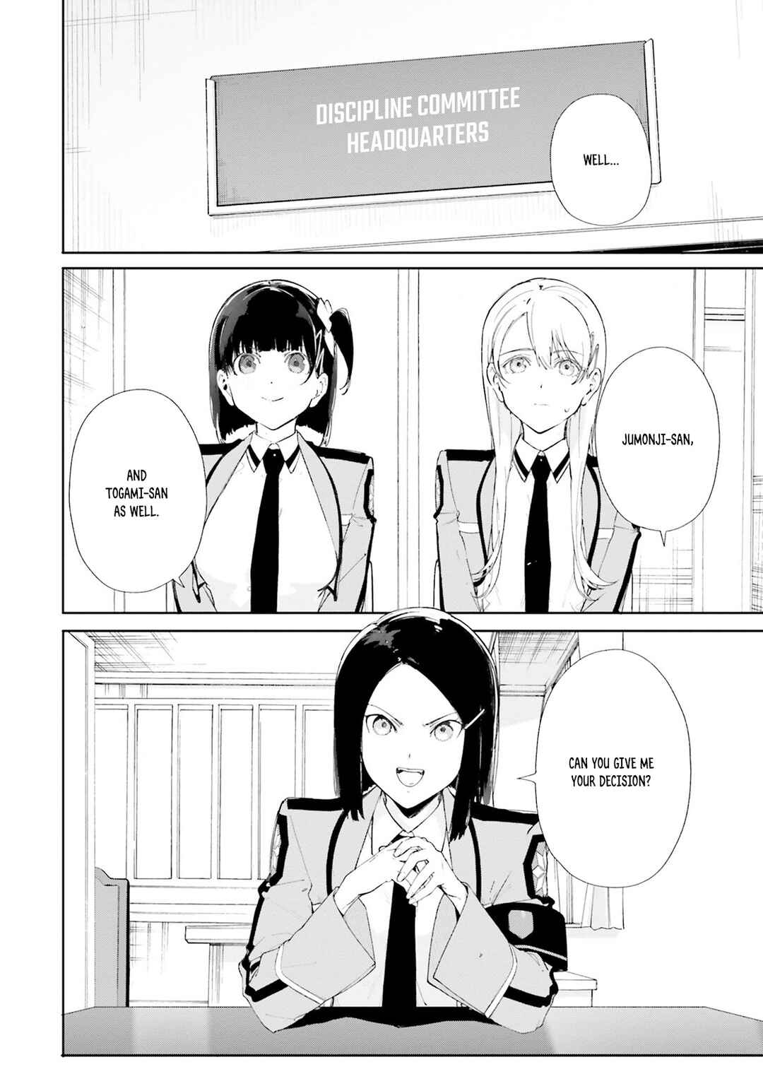 Page 31 Chapter 3 Shin Mahouka Koukou no Rettousei - Cygnus no Otome-tachi