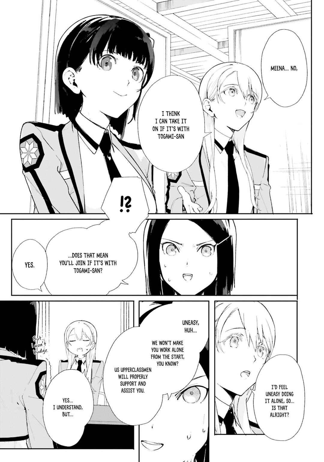 Page 34 Chapter 3 Shin Mahouka Koukou no Rettousei - Cygnus no Otome-tachi