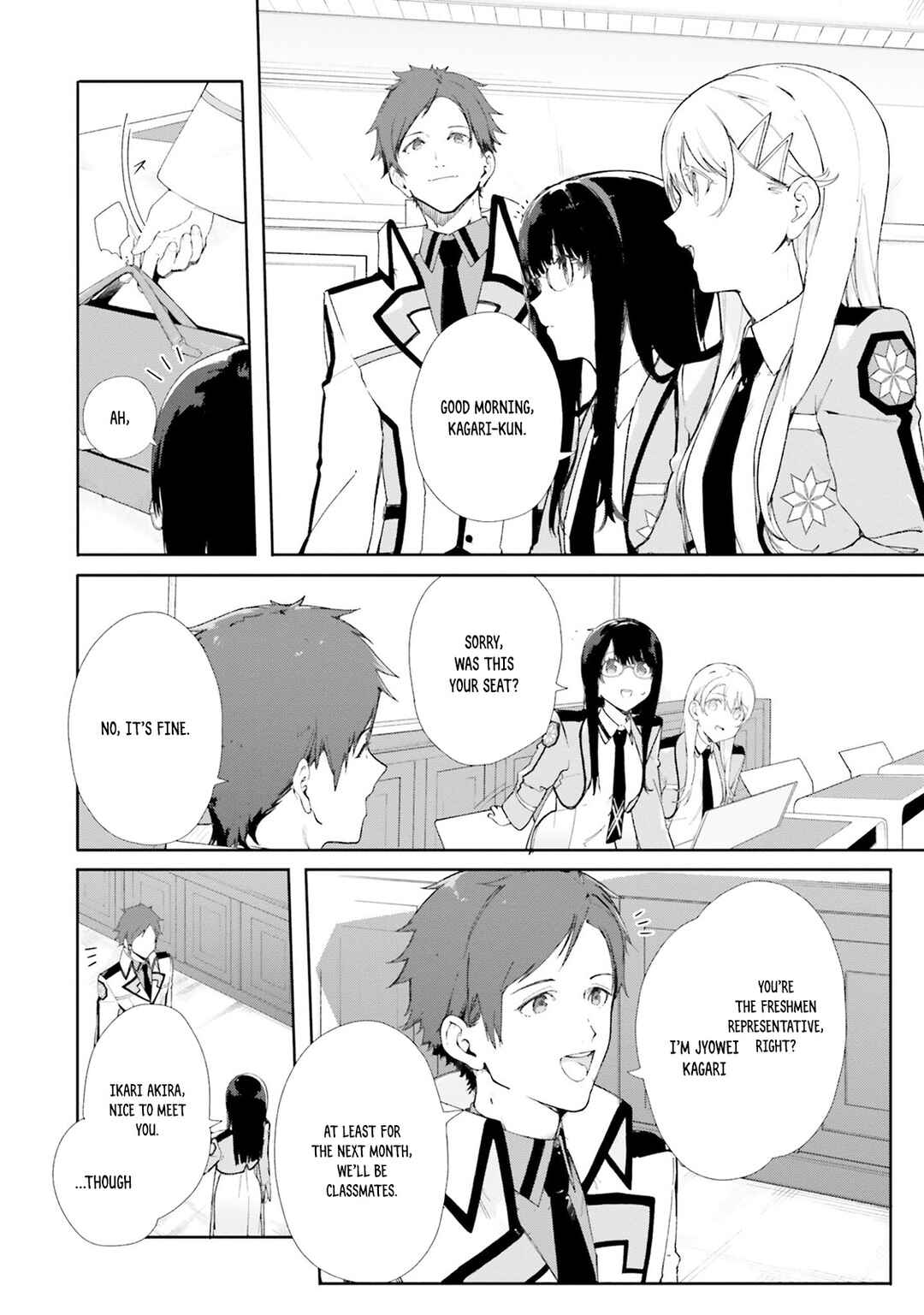 Page 5 Chapter 3 Shin Mahouka Koukou no Rettousei - Cygnus no Otome-tachi