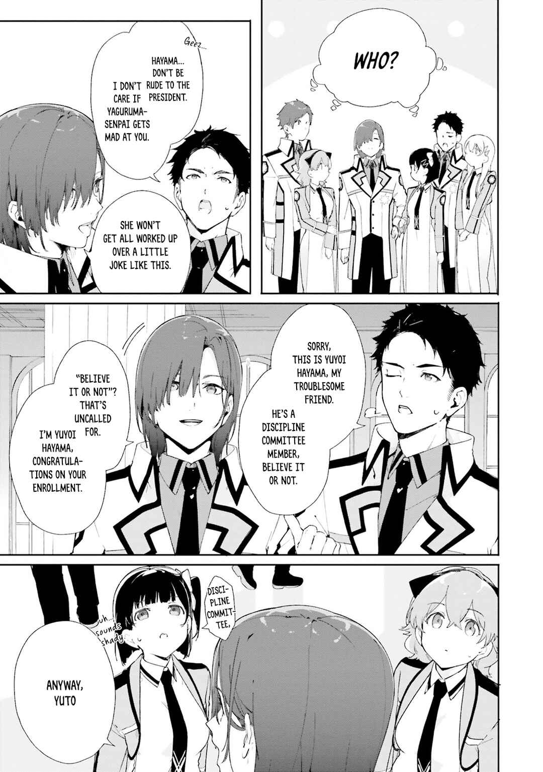 Page 20 Chapter 2 Shin Mahouka Koukou no Rettousei - Cygnus no Otome-tachi