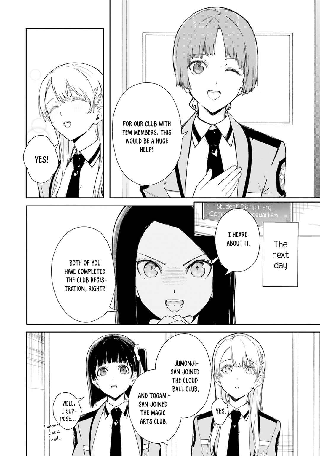 Page 27 Chapter 9 Shin Mahouka Koukou no Rettousei - Cygnus no Otome-tachi