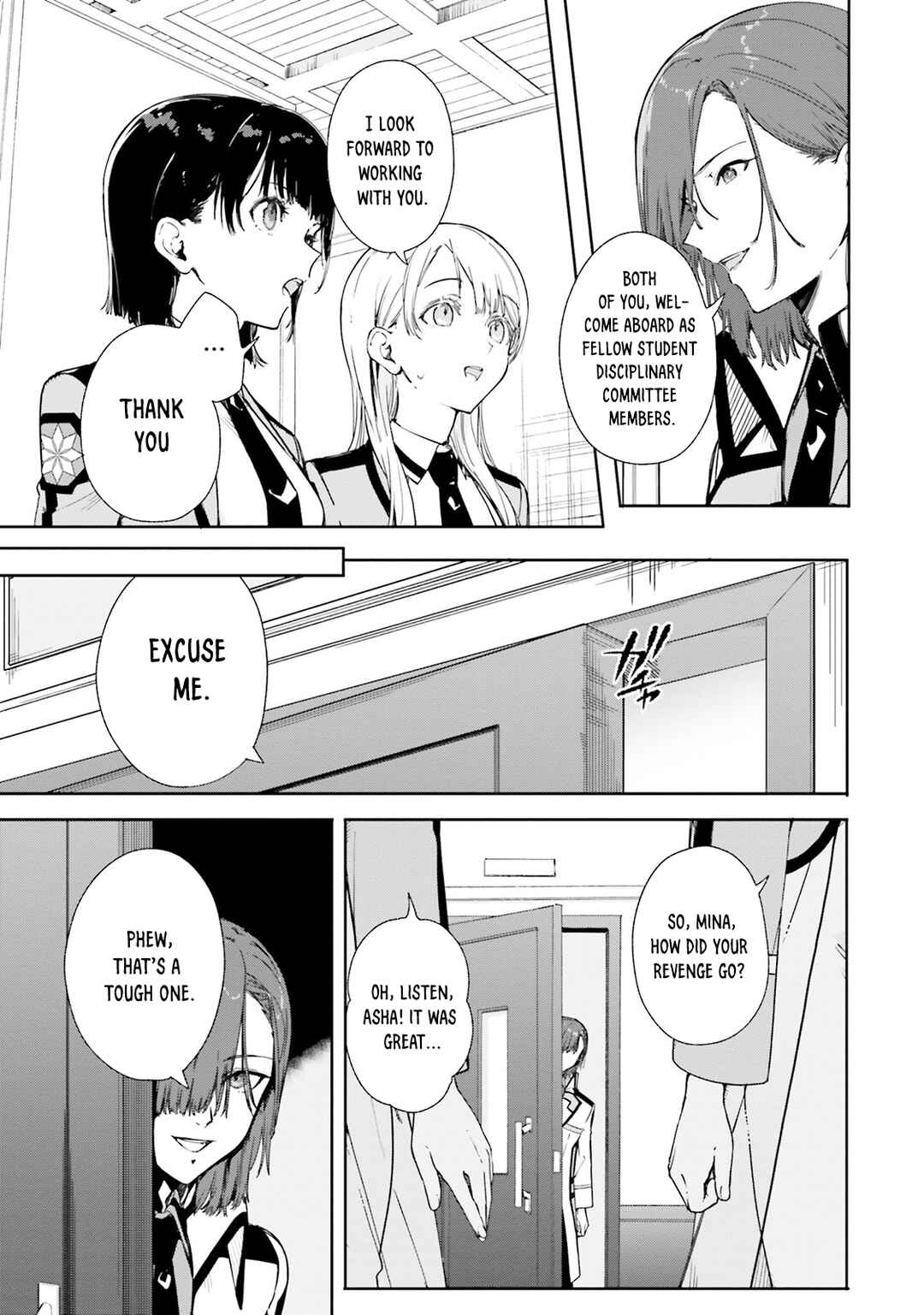 Page 32 Chapter 9 Shin Mahouka Koukou no Rettousei - Cygnus no Otome-tachi