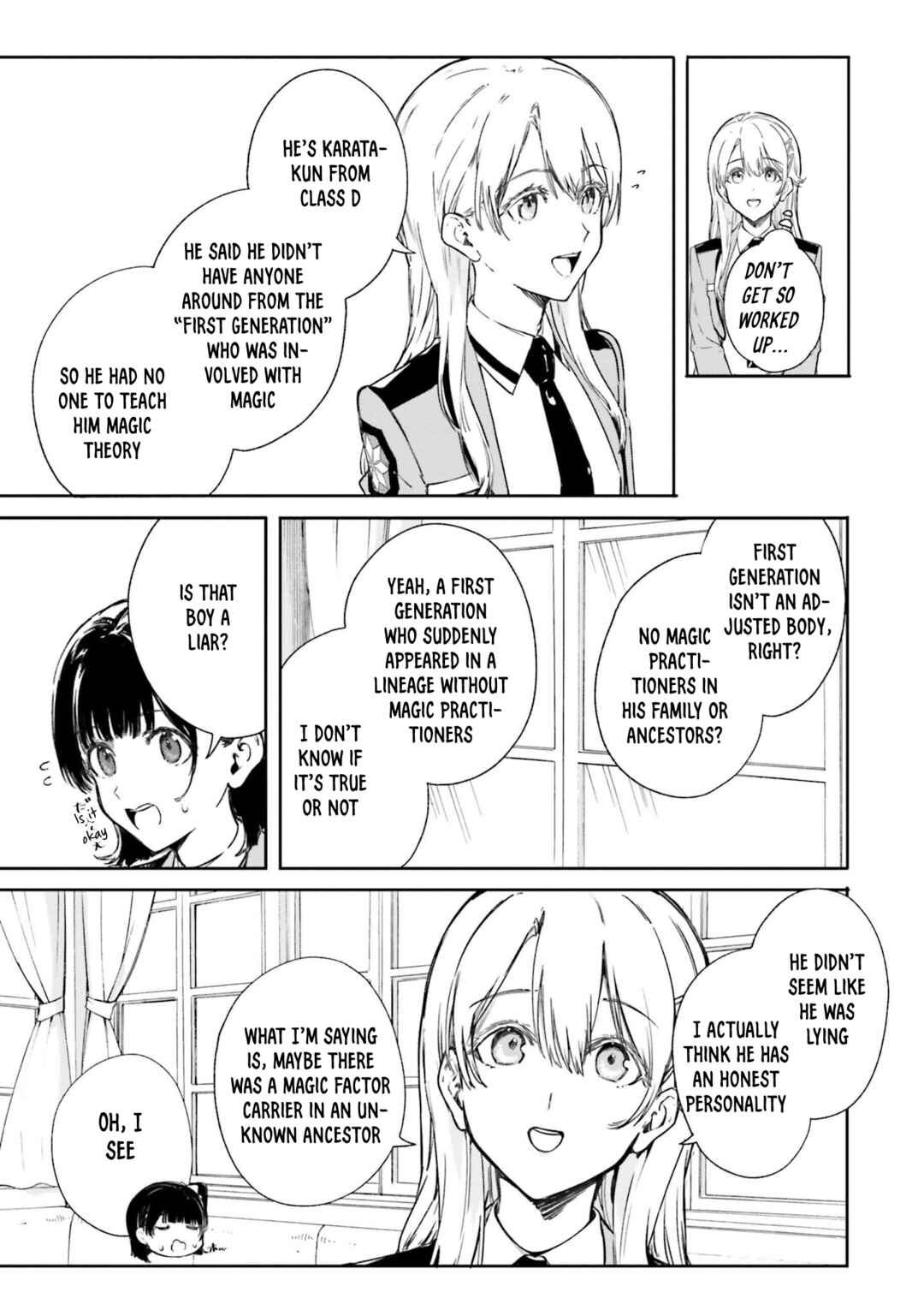 Page 8 Chapter 15 Shin Mahouka Koukou no Rettousei - Cygnus no Otome-tachi