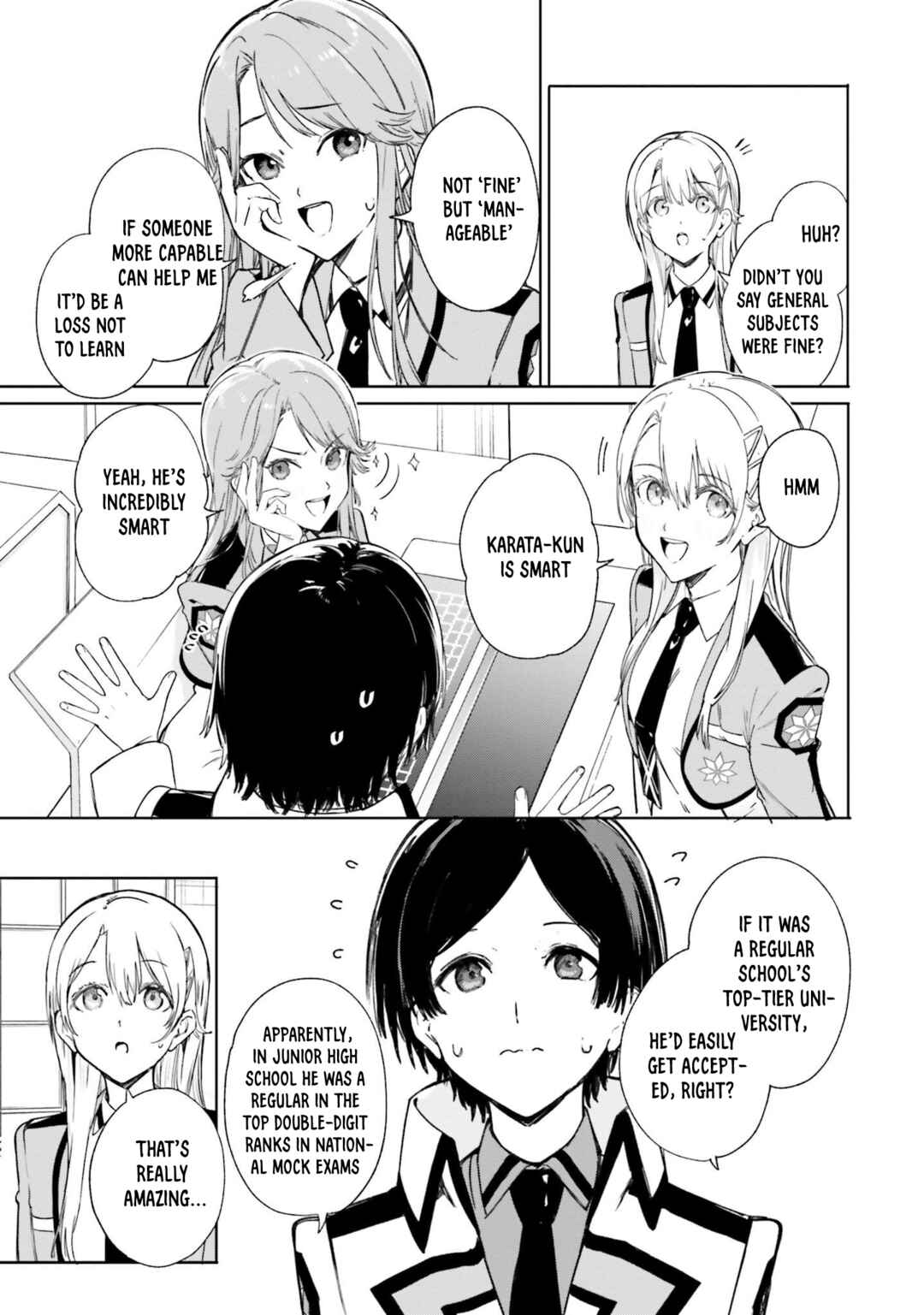 Page 12 Chapter 14 Shin Mahouka Koukou no Rettousei - Cygnus no Otome-tachi
