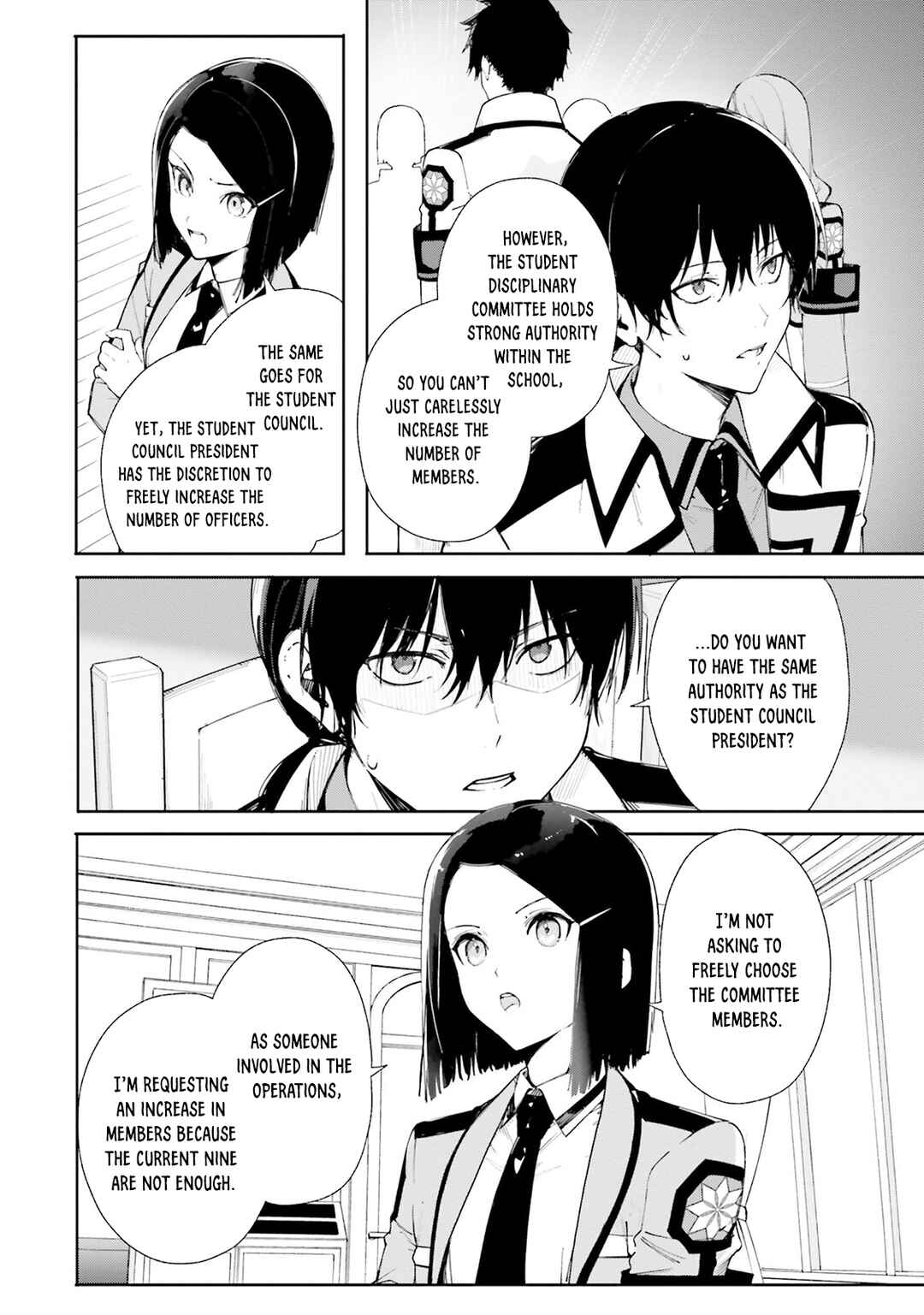 Page 5 Chapter 8 Shin Mahouka Koukou no Rettousei - Cygnus no Otome-tachi