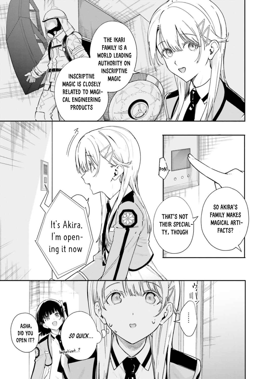 Page 4 Chapter 12 Shin Mahouka Koukou no Rettousei - Cygnus no Otome-tachi