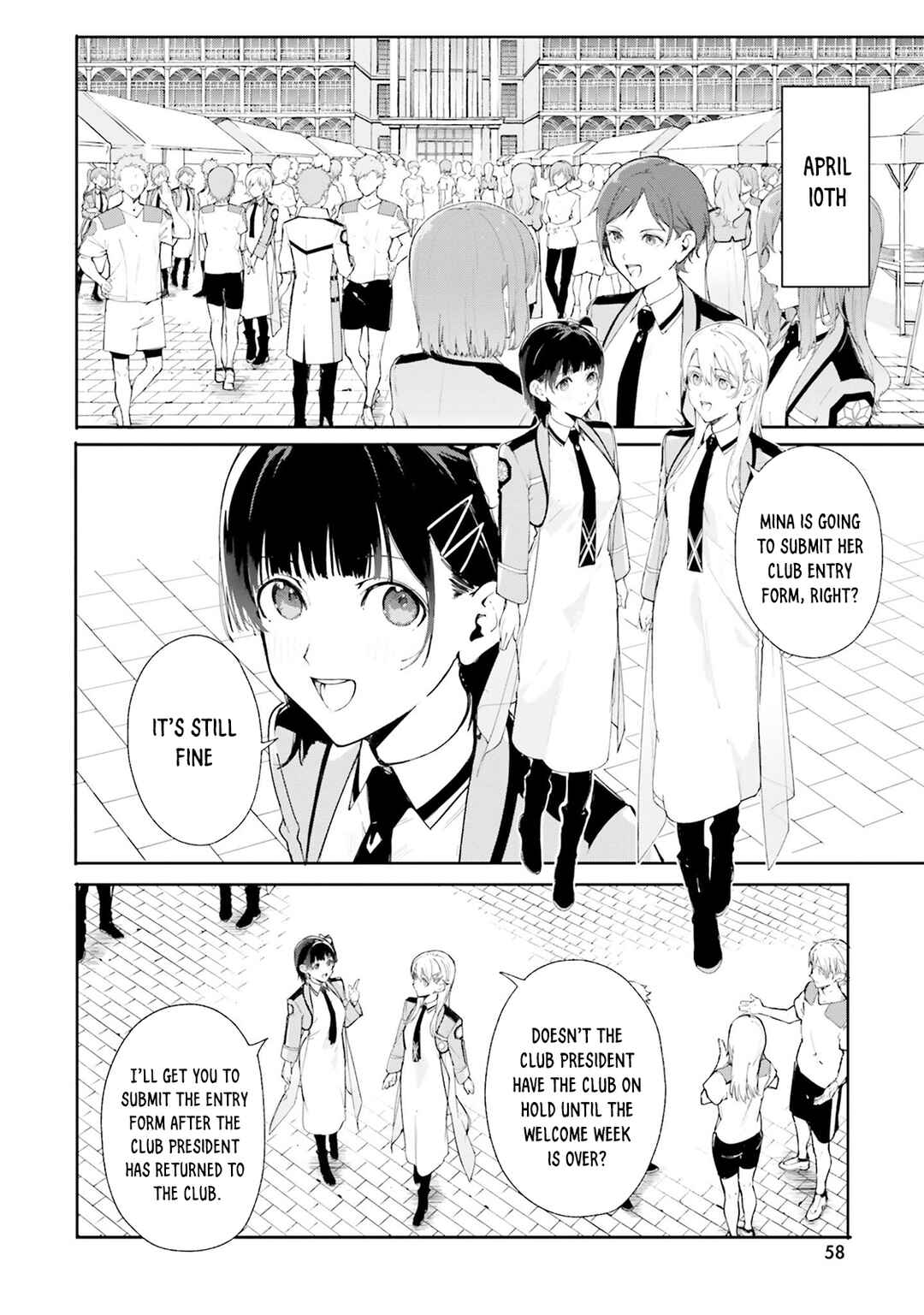 Page 3 Chapter 6 Shin Mahouka Koukou no Rettousei - Cygnus no Otome-tachi