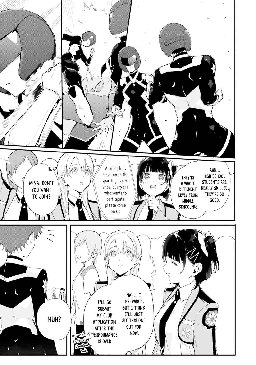 Page 10 Chapter 4 Shin Mahouka Koukou no Rettousei - Cygnus no Otome-tachi