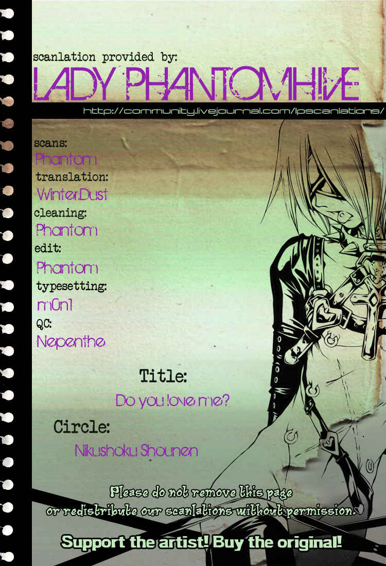 Page 1 Chapter Unknown_ae33 Katekyo Hitman Reborn! - Do You Love Me? (Doujinshi)