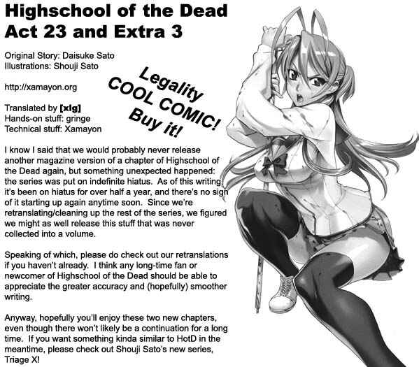 Page 1 Chapter 23 Highschool of the Dead