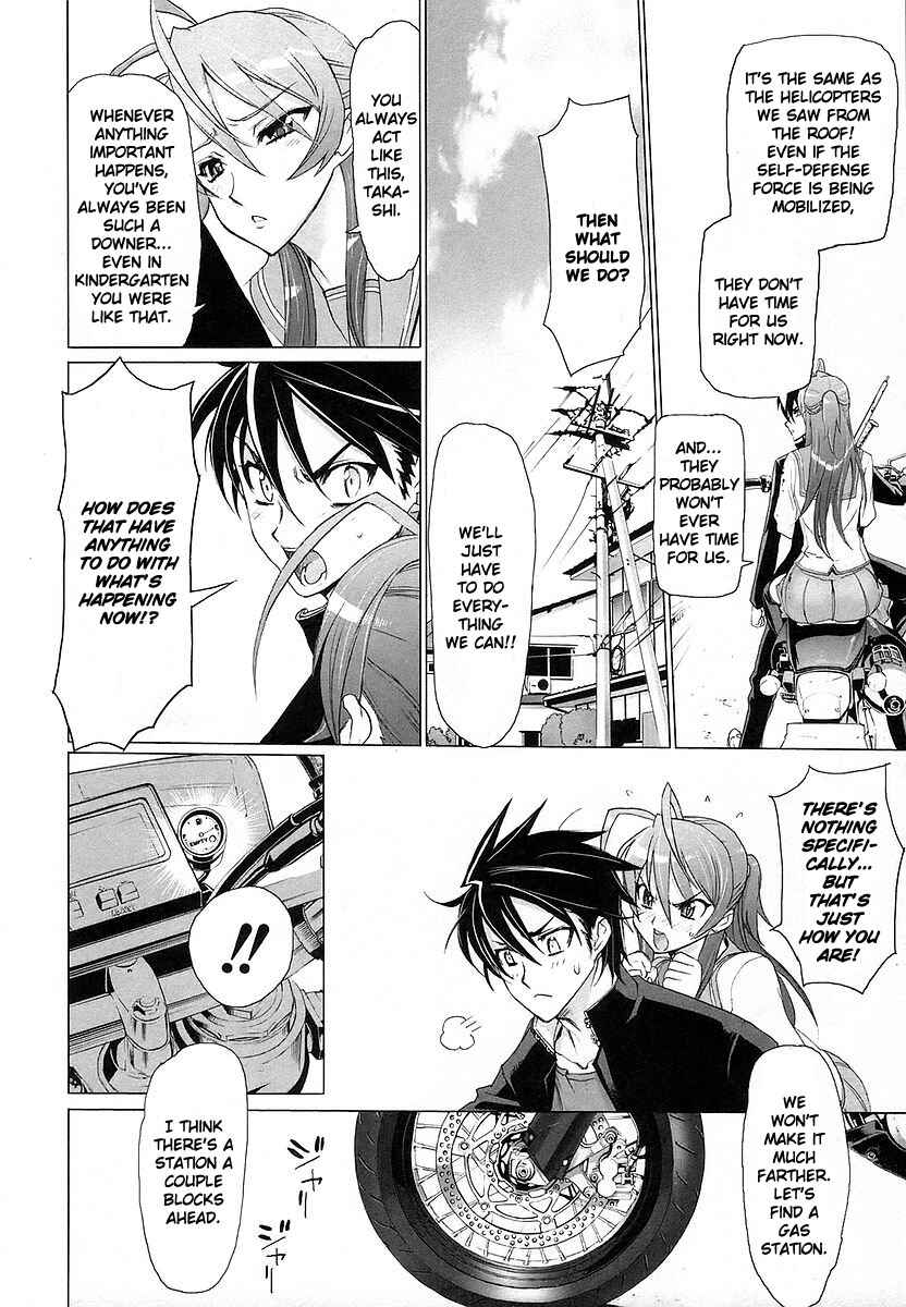 Page 14 Chapter 4 Highschool of the Dead