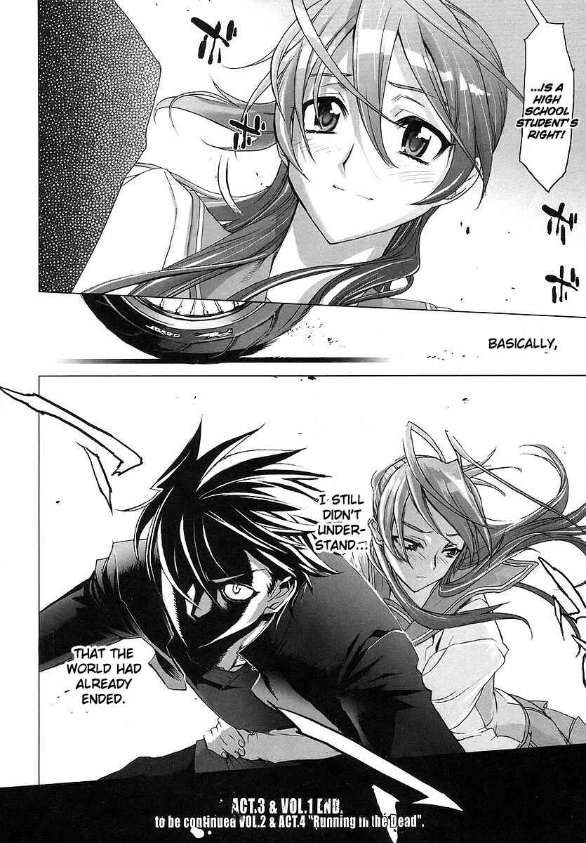 Page 28 Chapter 3 Highschool of the Dead