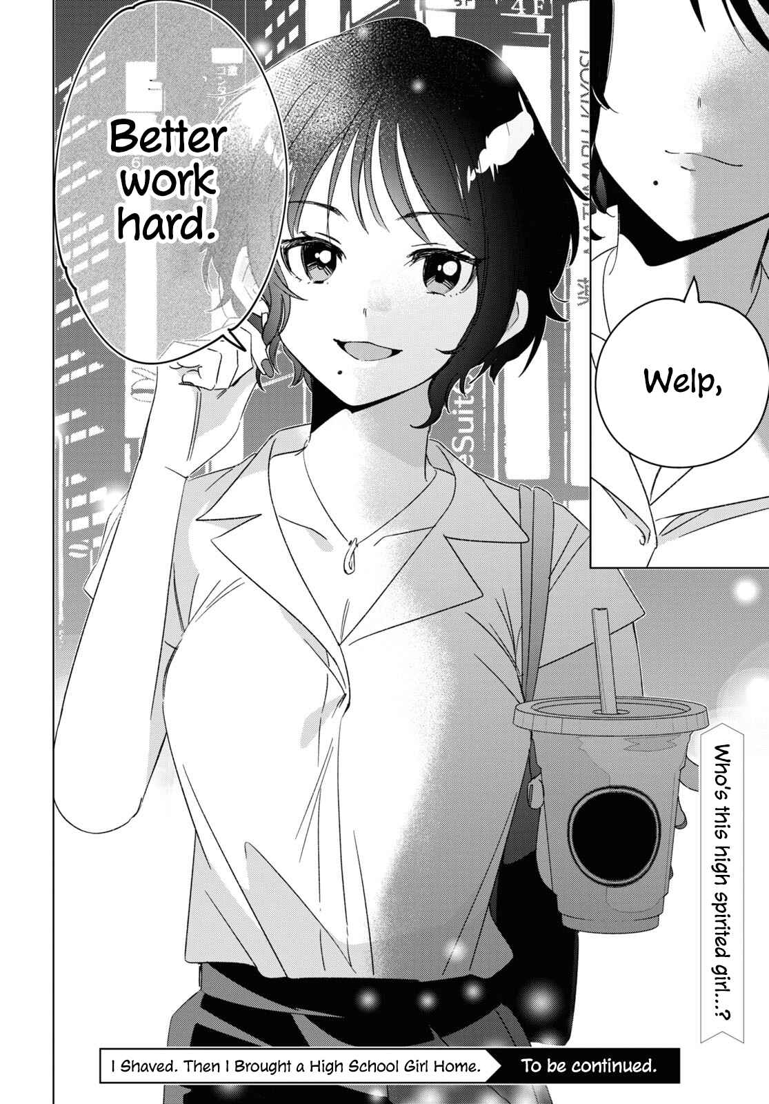 Page 34 Chapter 25 Hige wo Soru. Soshite Joshikousei wo Hirou.
