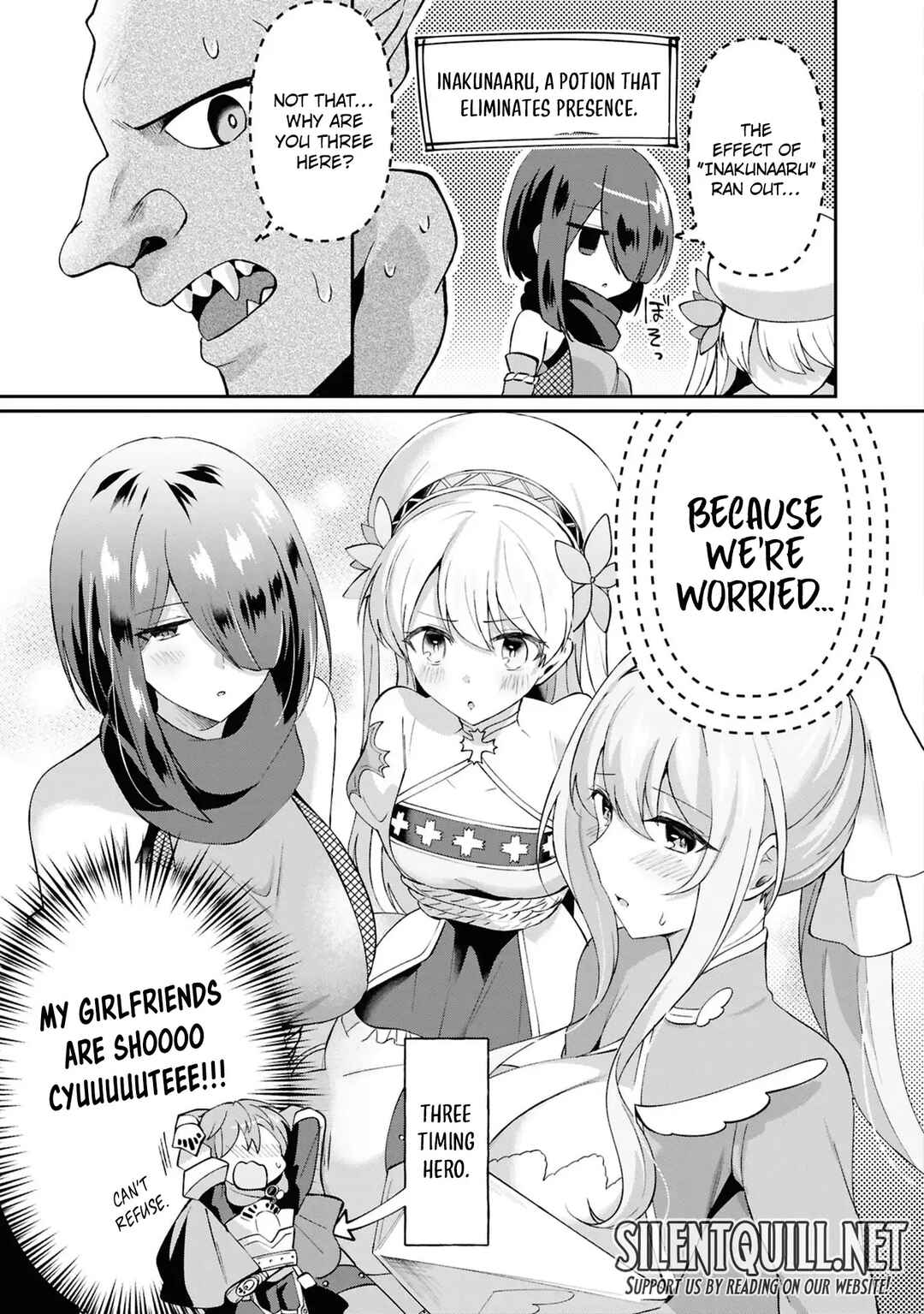 Page 9 Chapter 4 Shoki-gai kara Tabidatanai Yuusha no Harem Life ~Yuusha-sama, Konpura-teki ni Auto desu!~