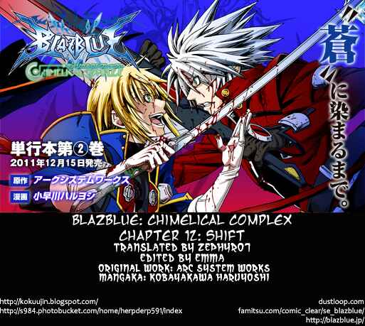 Page 1 Chapter 12 BlazBlue - Chimelical Complex
