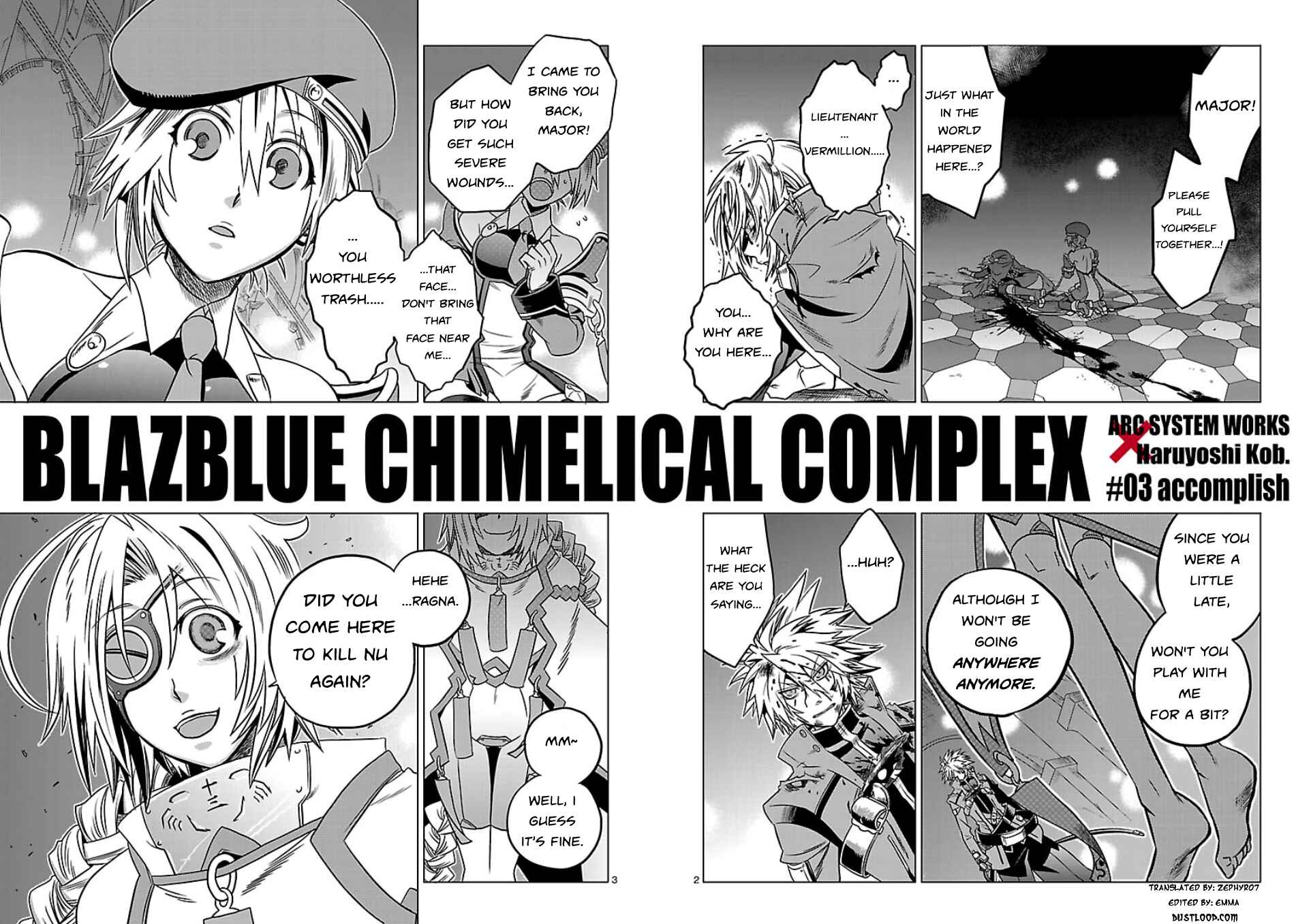 Page 3 Chapter 3 BlazBlue - Chimelical Complex