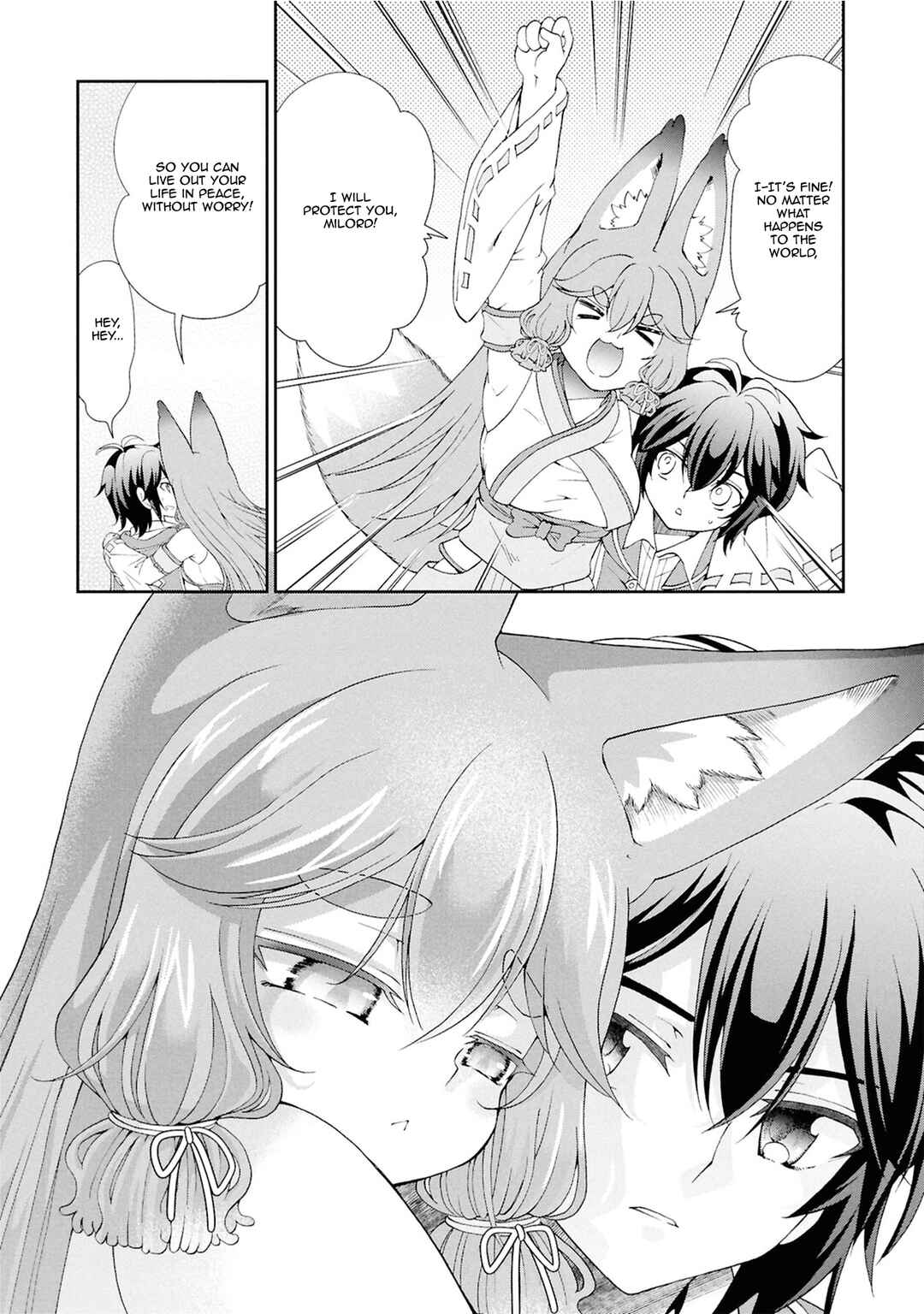 Page 14 Chapter 57 Tenohira Kaitaku Mura de Isekai Kenkokuki ~Fueteku Yome-tachi to Nonbiri Mujintou Life~