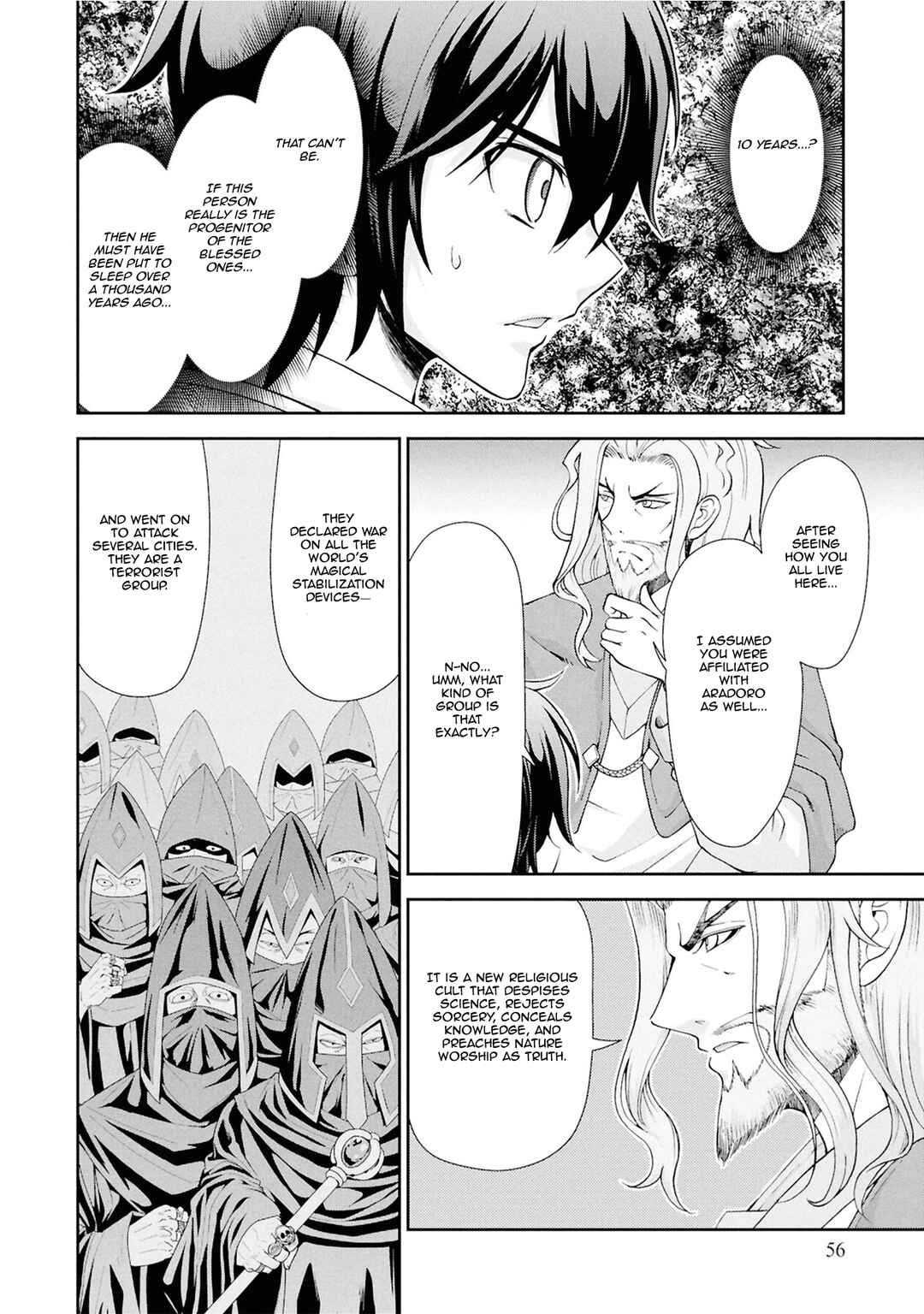 Page 8 Chapter 57 Tenohira Kaitaku Mura de Isekai Kenkokuki ~Fueteku Yome-tachi to Nonbiri Mujintou Life~