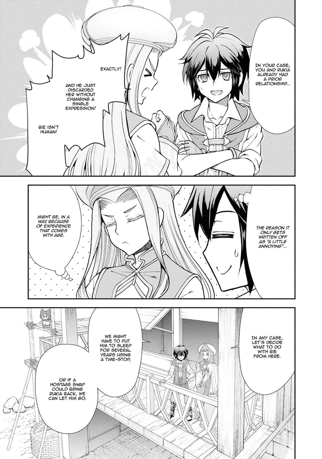 Page 14 Chapter 55 Tenohira Kaitaku Mura de Isekai Kenkokuki ~Fueteku Yome-tachi to Nonbiri Mujintou Life~