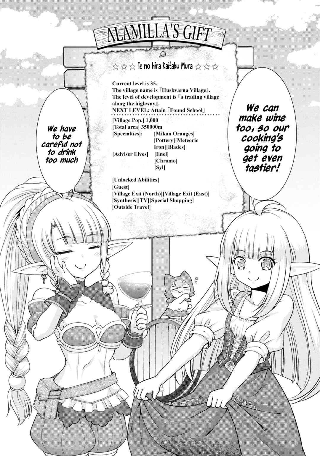 Page 30 Chapter 48 Tenohira Kaitaku Mura de Isekai Kenkokuki ~Fueteku Yome-tachi to Nonbiri Mujintou Life~