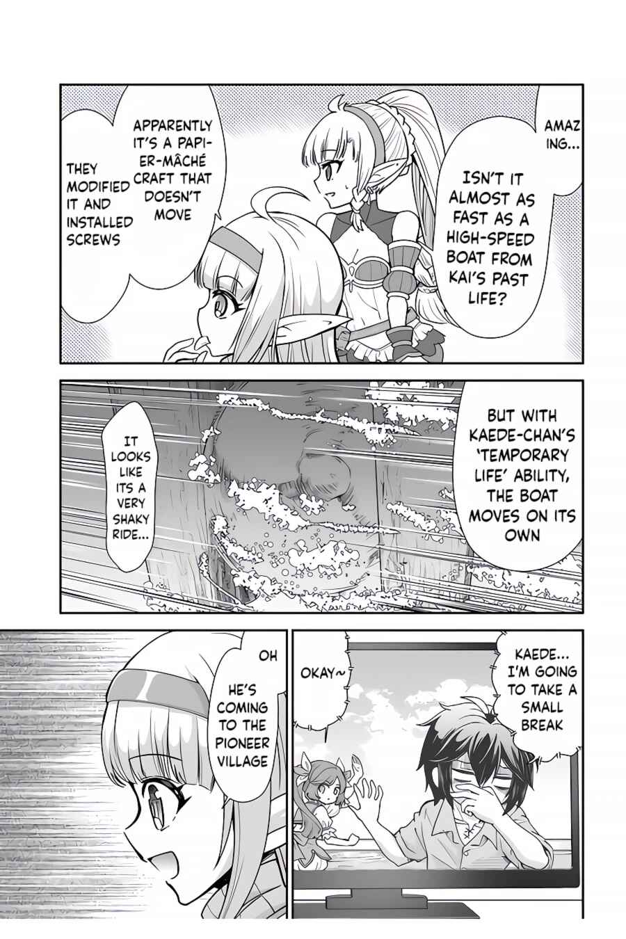 Page 4 Chapter 38 Tenohira Kaitaku Mura de Isekai Kenkokuki ~Fueteku Yome-tachi to Nonbiri Mujintou Life~