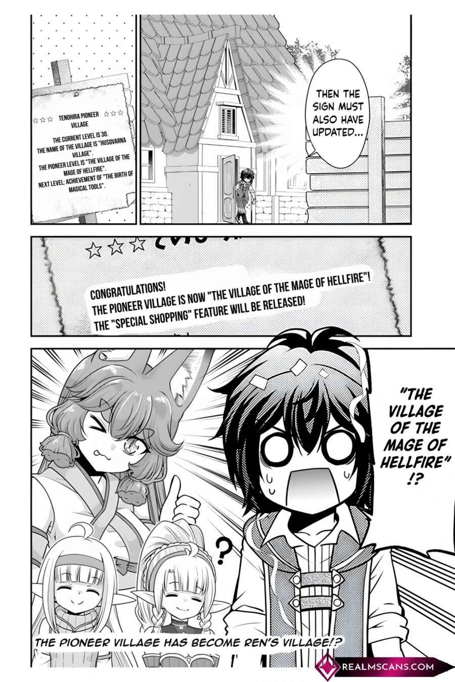 Page 25 Chapter 34 Tenohira Kaitaku Mura de Isekai Kenkokuki ~Fueteku Yome-tachi to Nonbiri Mujintou Life~