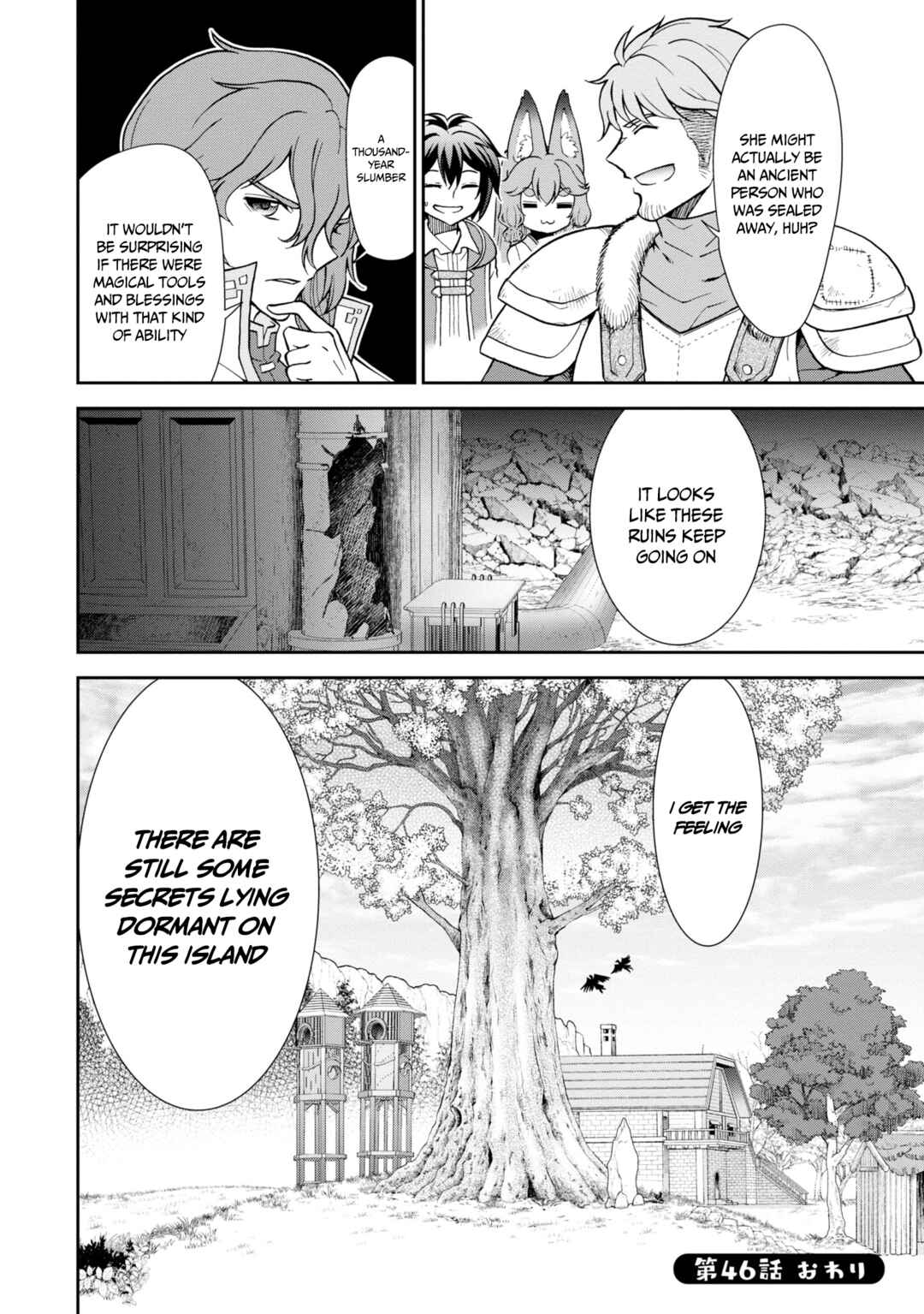 Page 25 Chapter 46 Tenohira Kaitaku Mura de Isekai Kenkokuki ~Fueteku Yome-tachi to Nonbiri Mujintou Life~