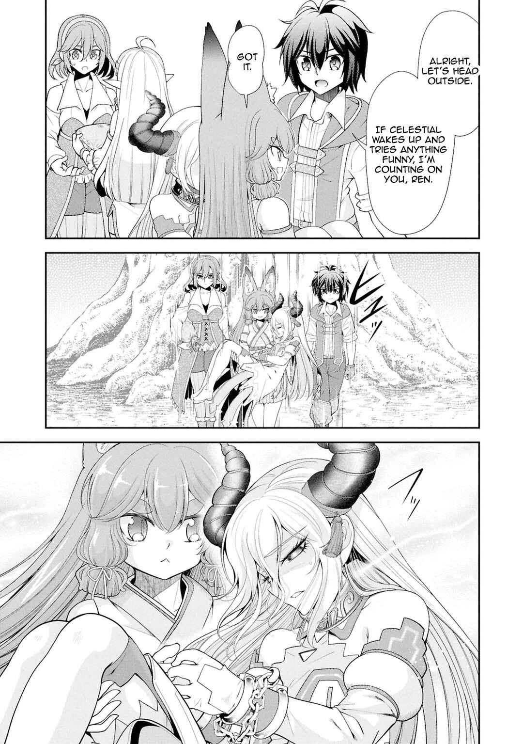 Page 3 Chapter 59 Tenohira Kaitaku Mura de Isekai Kenkokuki ~Fueteku Yome-tachi to Nonbiri Mujintou Life~