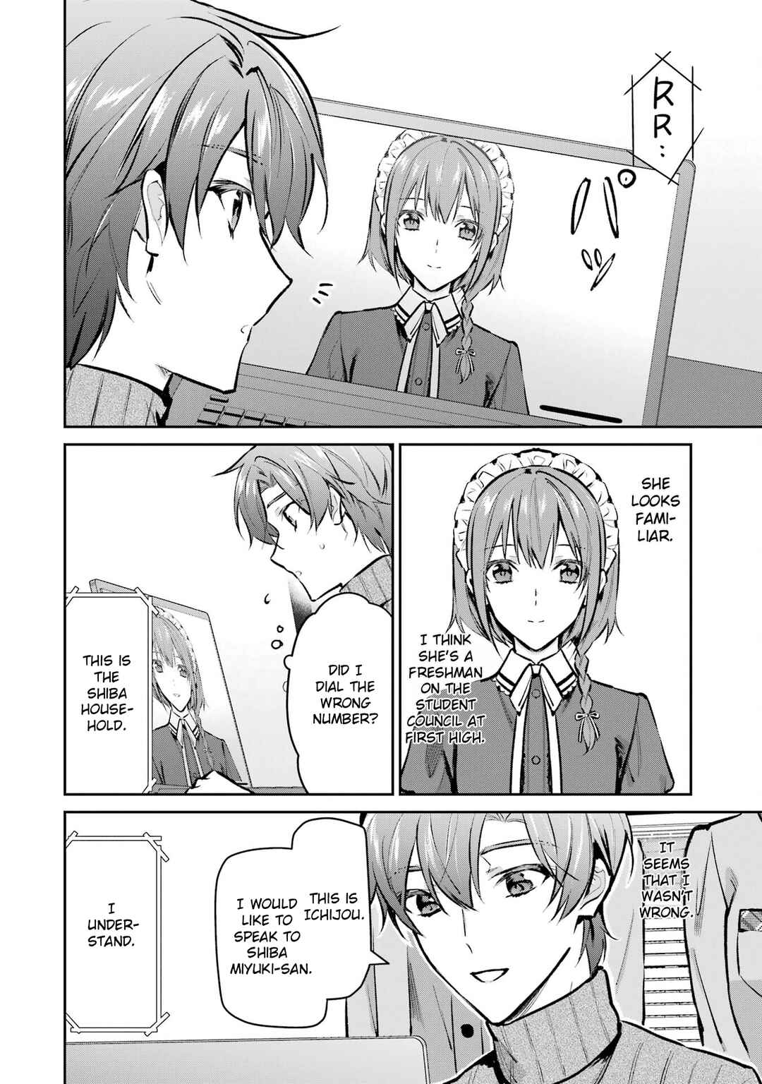 Page 10 Chapter 5 Mahouka Koukou no Rettousei - Ichijou Masaki Tenkou-hen