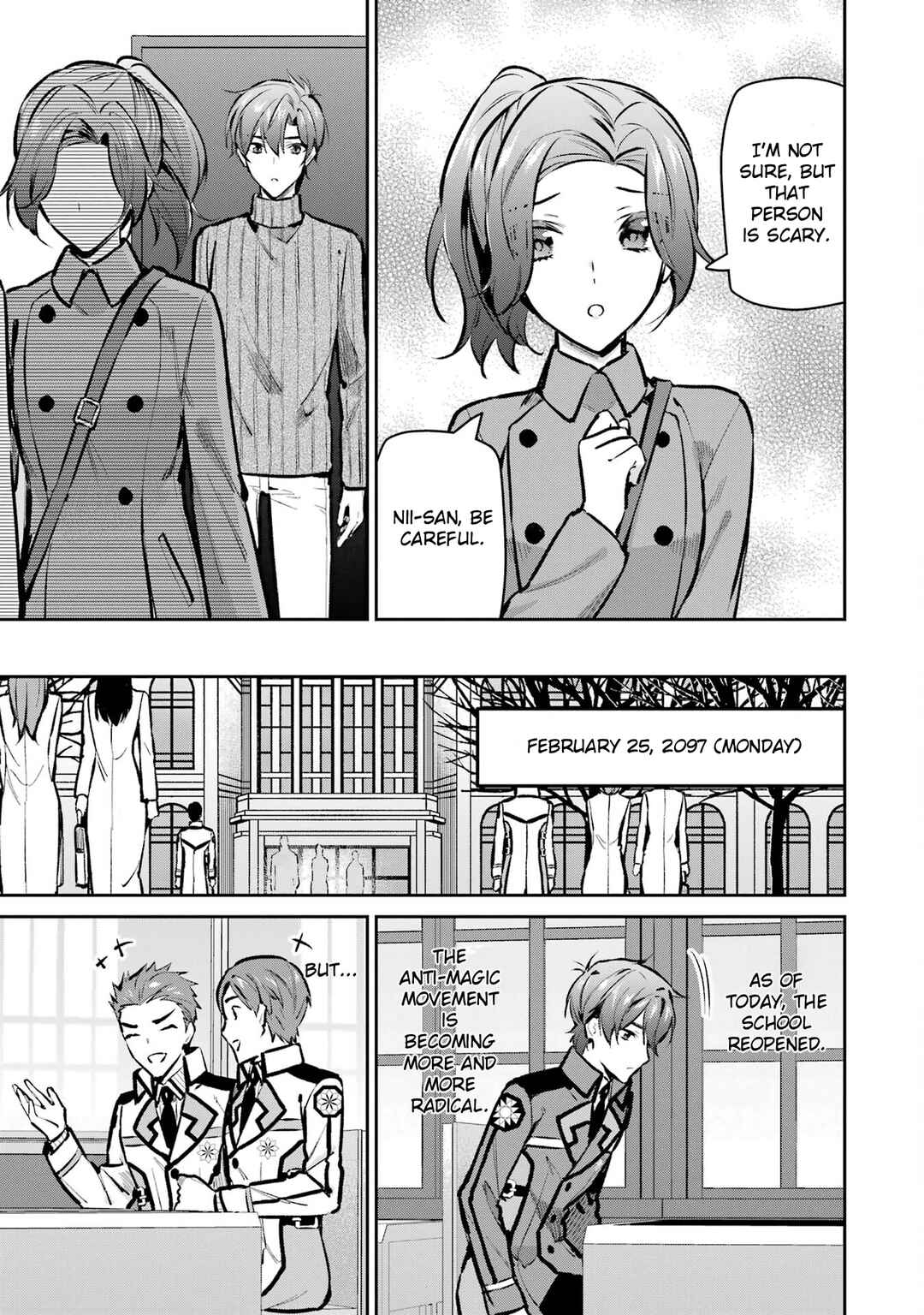 Page 17 Chapter 5 Mahouka Koukou no Rettousei - Ichijou Masaki Tenkou-hen