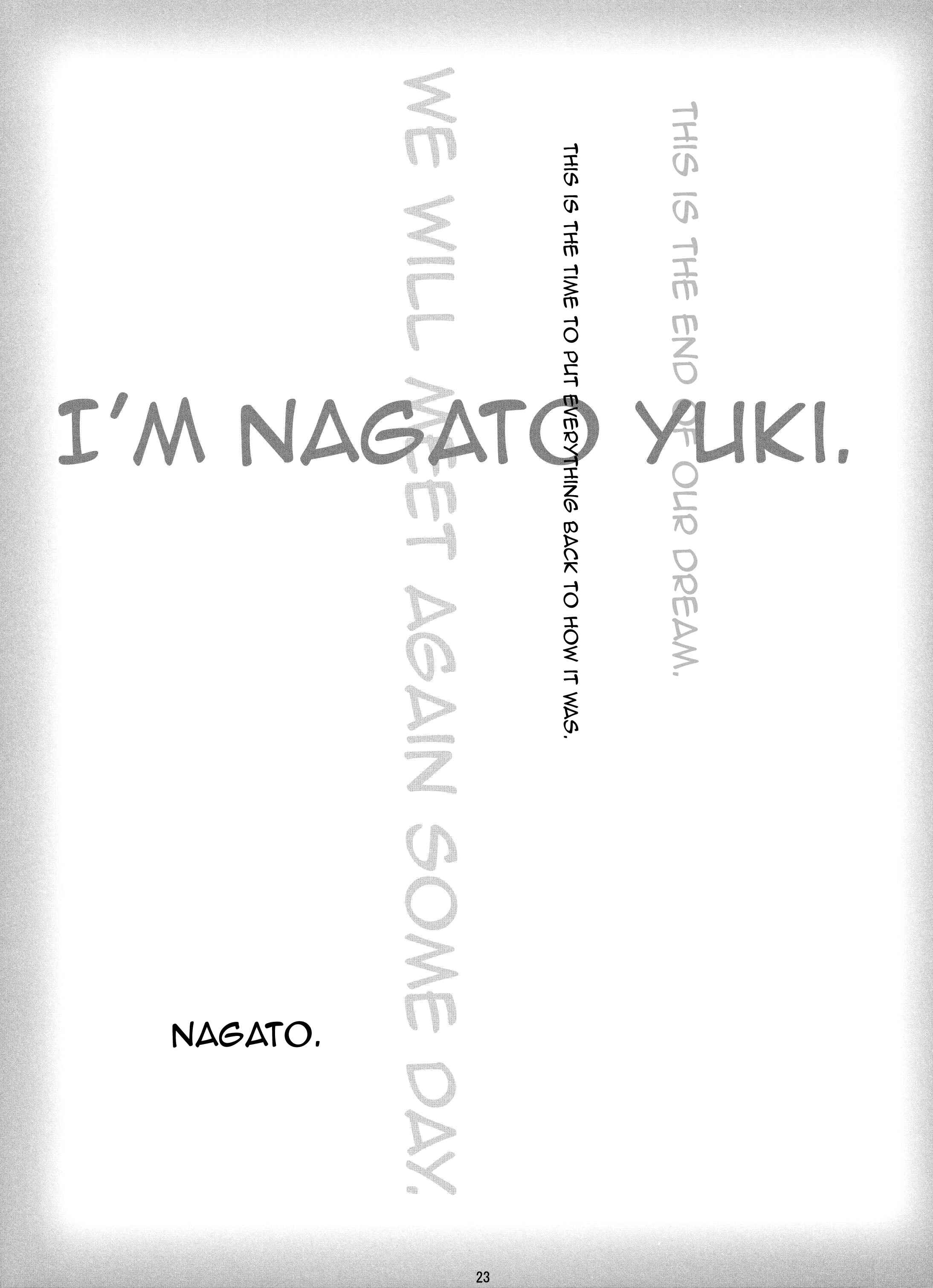 Page 23 Chapter Unknown_1442 Suzumiya Haruhi no Yuuutsu - Ima, Ai ni Yukimasu. (Doujinshi)