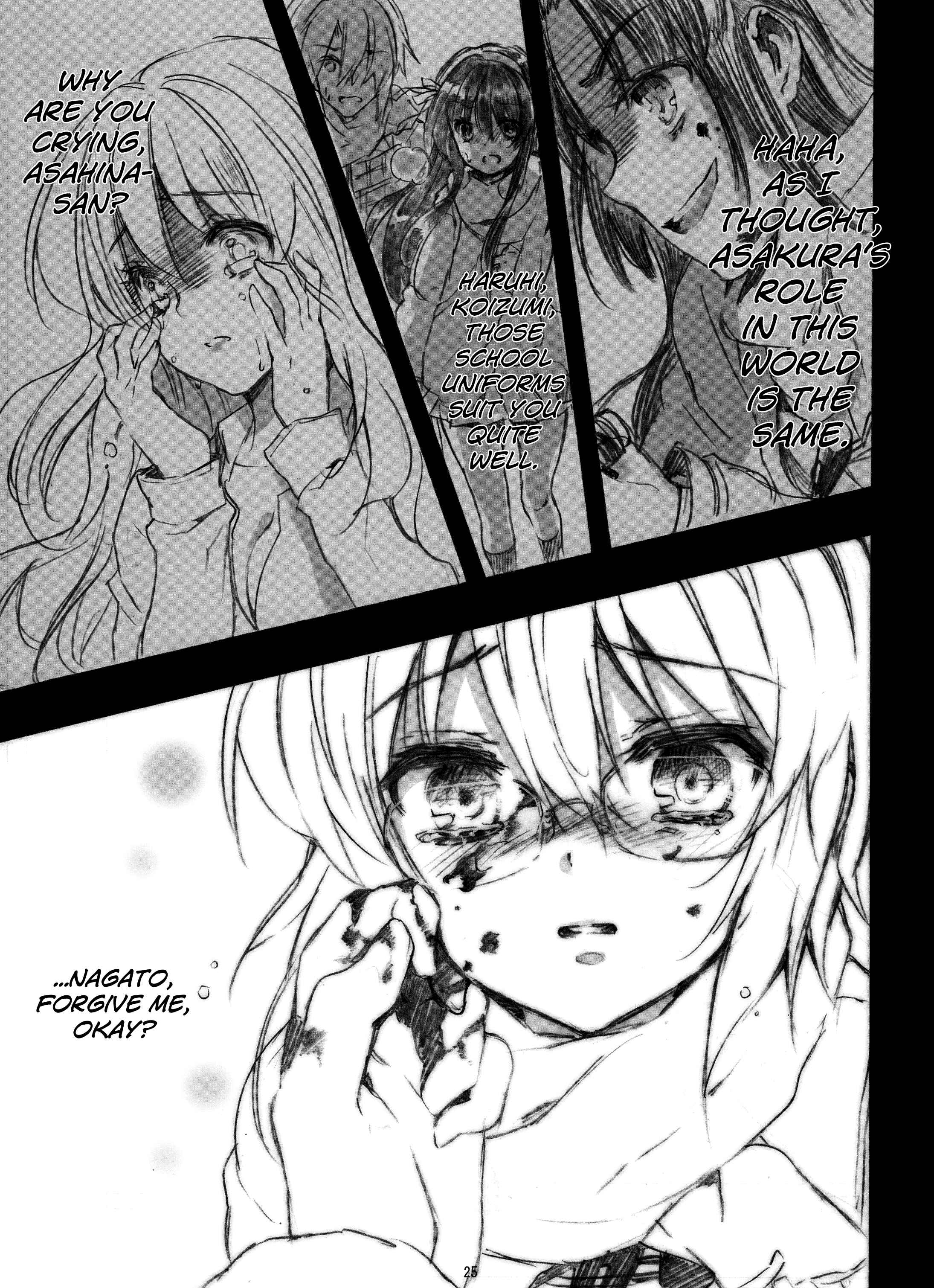 Page 25 Chapter Unknown_1442 Suzumiya Haruhi no Yuuutsu - Ima, Ai ni Yukimasu. (Doujinshi)