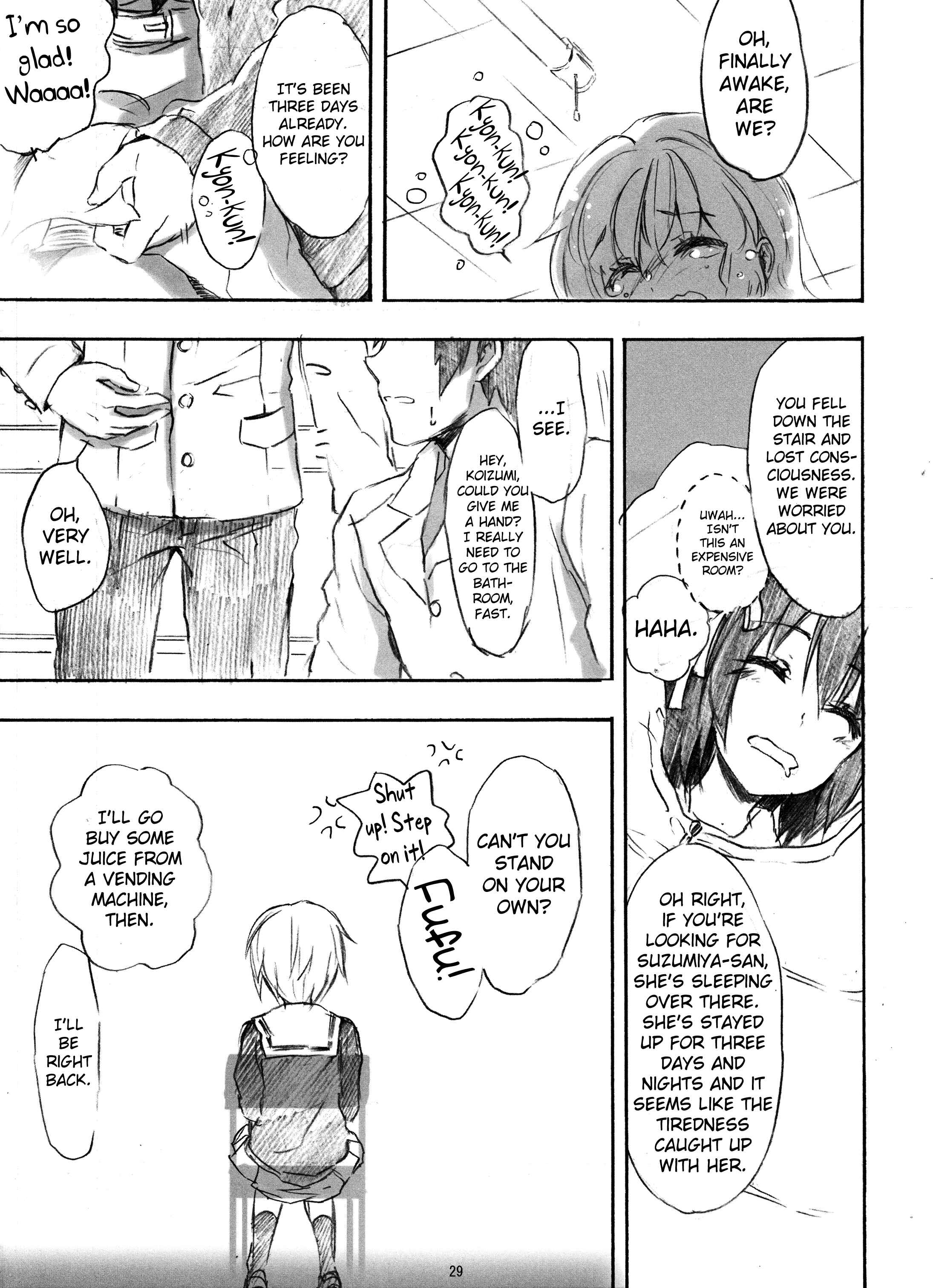 Page 29 Chapter Unknown_1442 Suzumiya Haruhi no Yuuutsu - Ima, Ai ni Yukimasu. (Doujinshi)