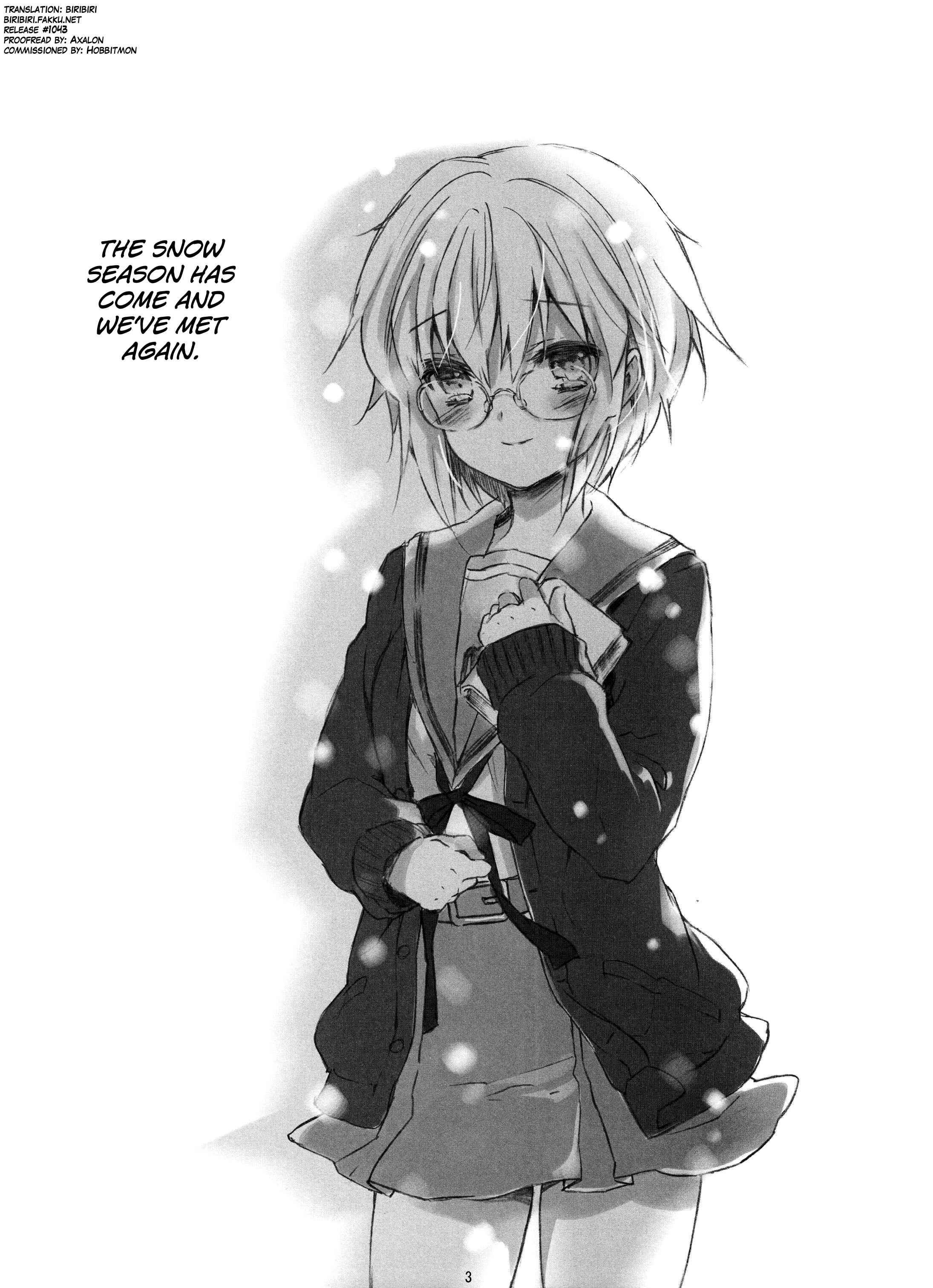 Page 3 Chapter Unknown_1442 Suzumiya Haruhi no Yuuutsu - Ima, Ai ni Yukimasu. (Doujinshi)