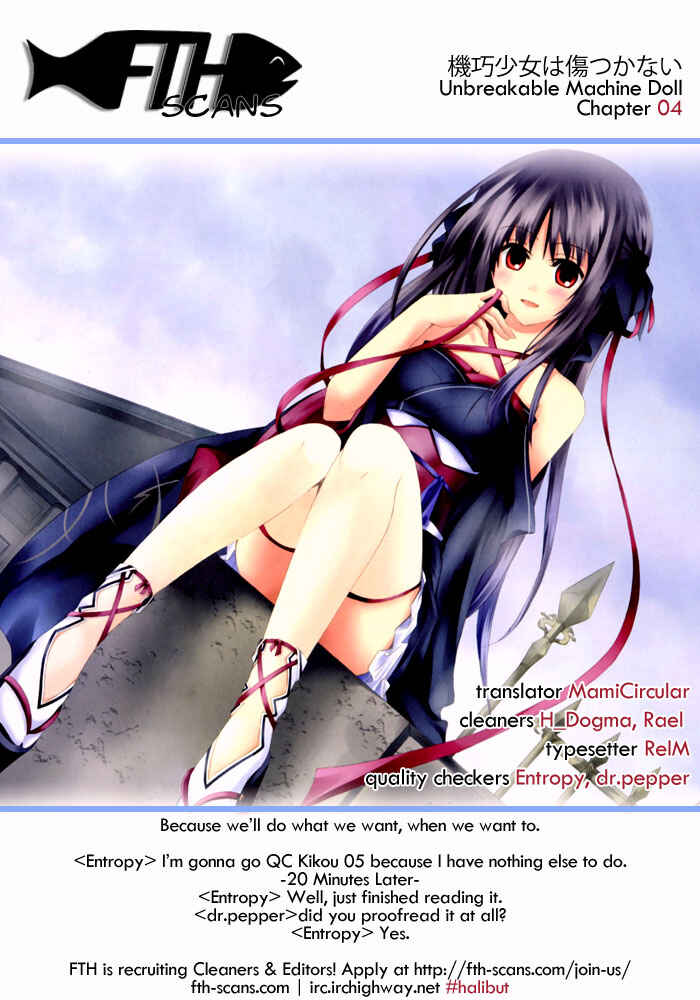 Page 1 Chapter 4 Unbreakable Machine-Doll