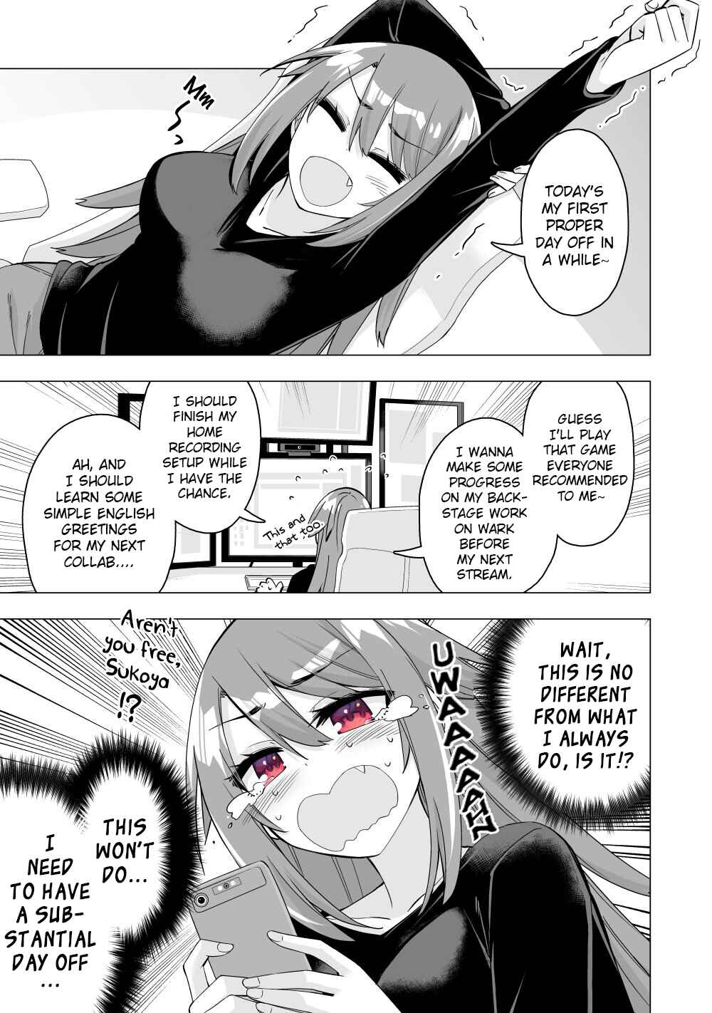 Page 1 Chapter 22 My Best Friend Who I Love Fell Completely in Love With My Vtuber Self