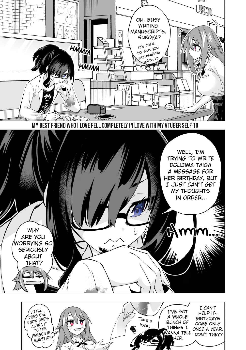 Page 1 Chapter 10 My Best Friend Who I Love Fell Completely in Love With My Vtuber Self