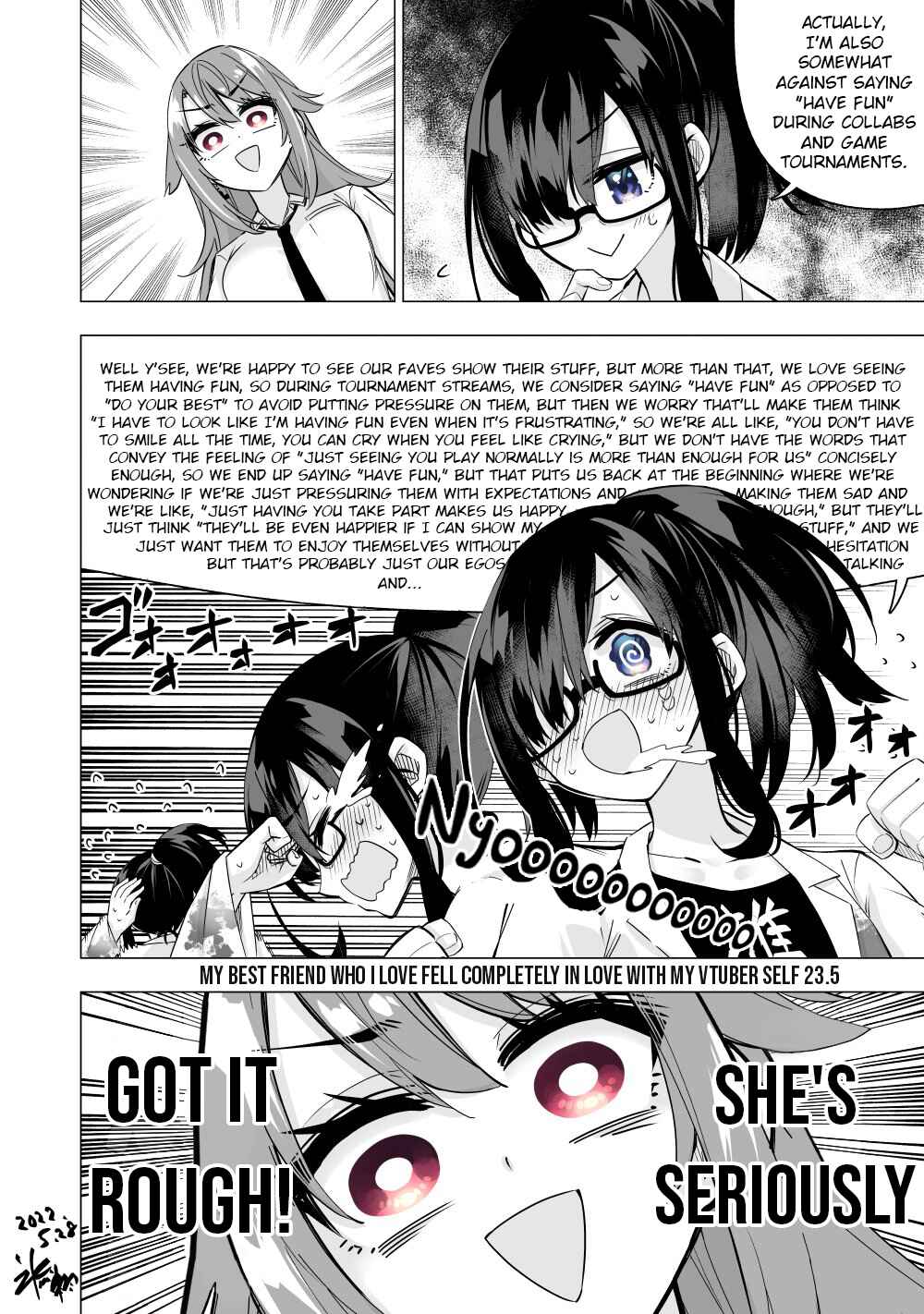Page 1 Chapter 23.5 My Best Friend Who I Love Fell Completely in Love With My Vtuber Self