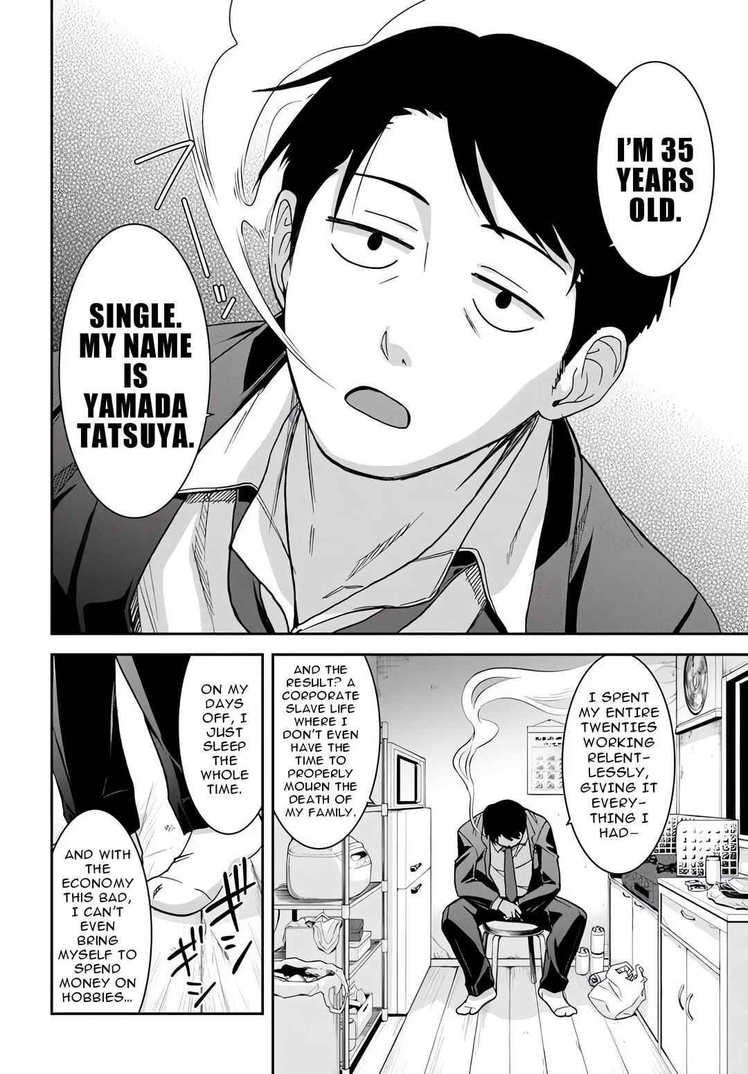 Page 6 Chapter 1.1 35-sai Dokushin Yamada, Isekai Mura ni Risou no Second House wo Tsukuritai ~Isekai to Genjitsu no Iitokodori Life~