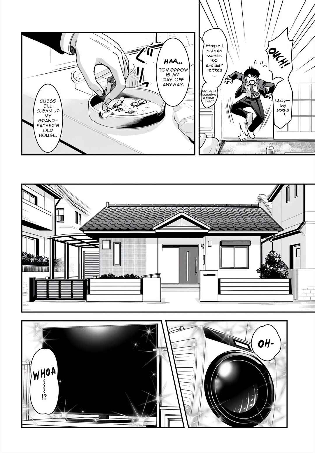 Page 8 Chapter 1.1 35-sai Dokushin Yamada, Isekai Mura ni Risou no Second House wo Tsukuritai ~Isekai to Genjitsu no Iitokodori Life~